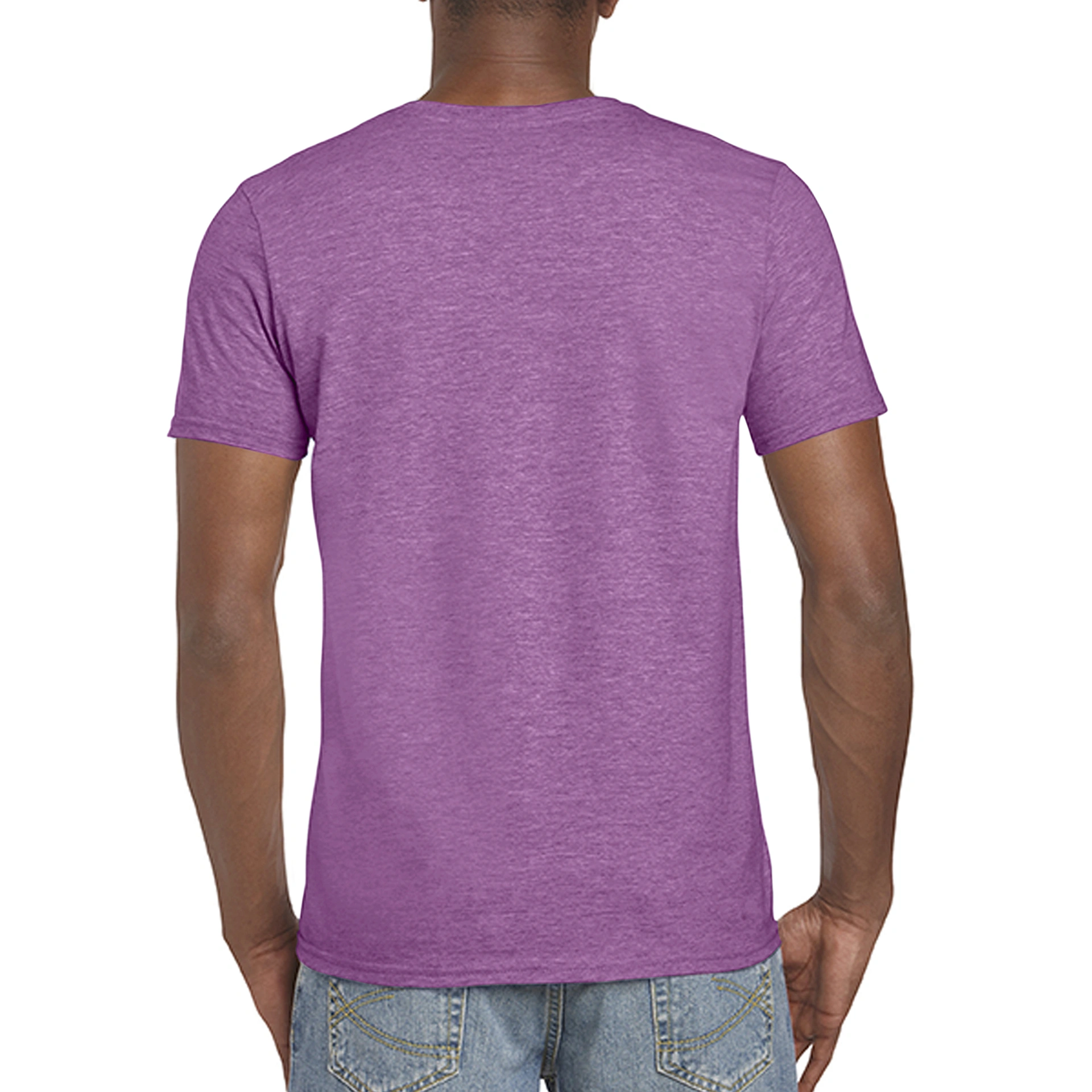 Футболка SoftStyle 153 - heather radiant orchid / 2XL