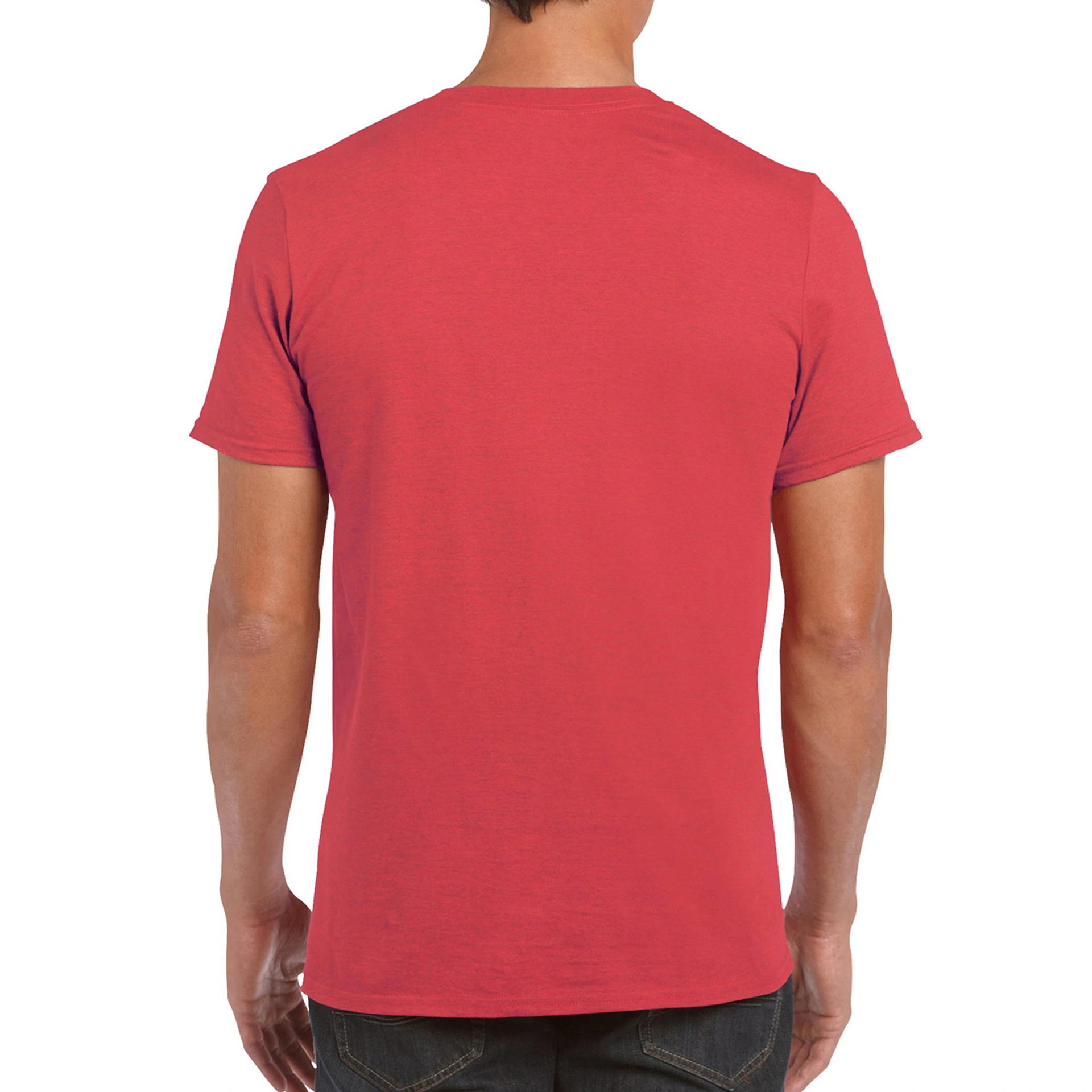 Футболка SoftStyle 153 - heather red / 2XL