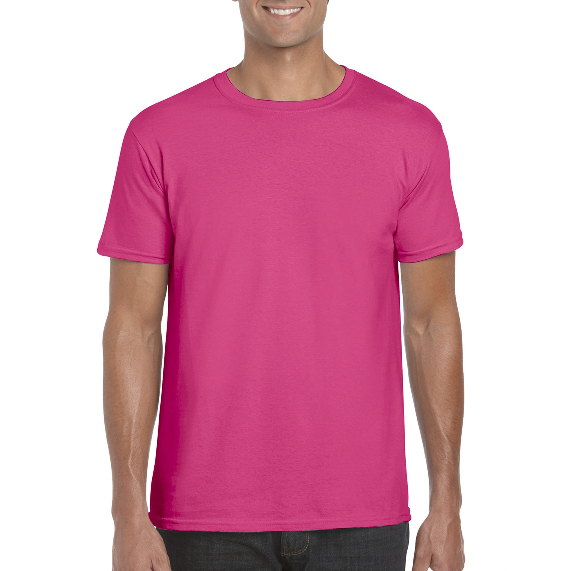 Футболка SoftStyle 153 - heliconia / 2XL