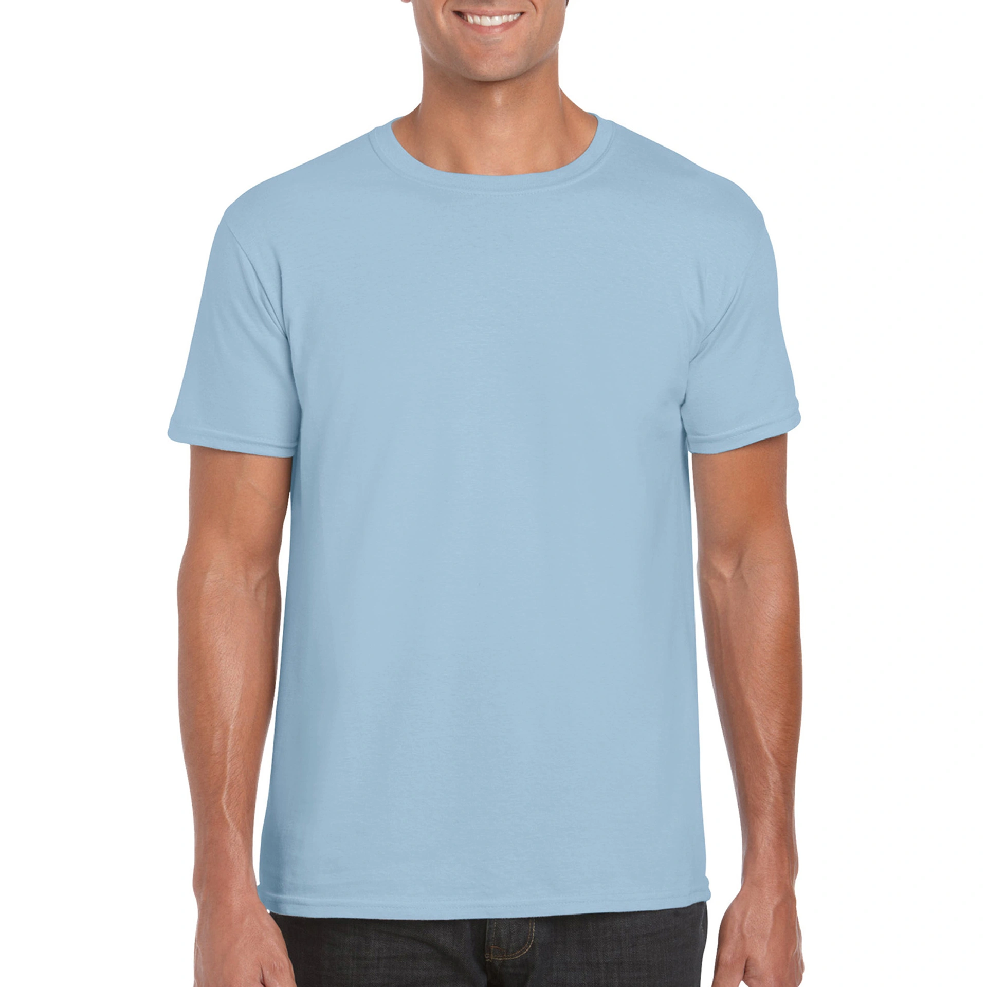 Футболка SoftStyle 153 - light blue / 2XL