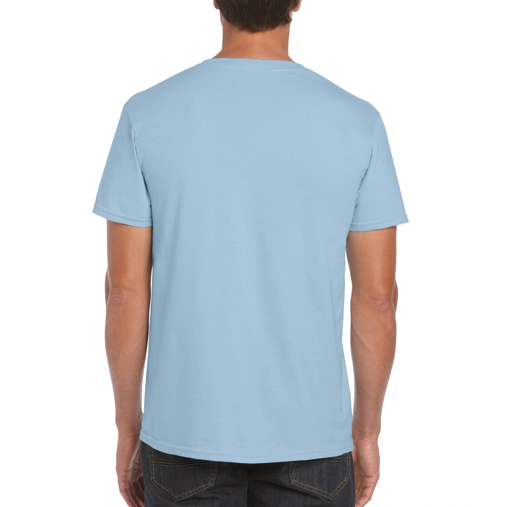 Футболка SoftStyle 153 - light blue / 2XL