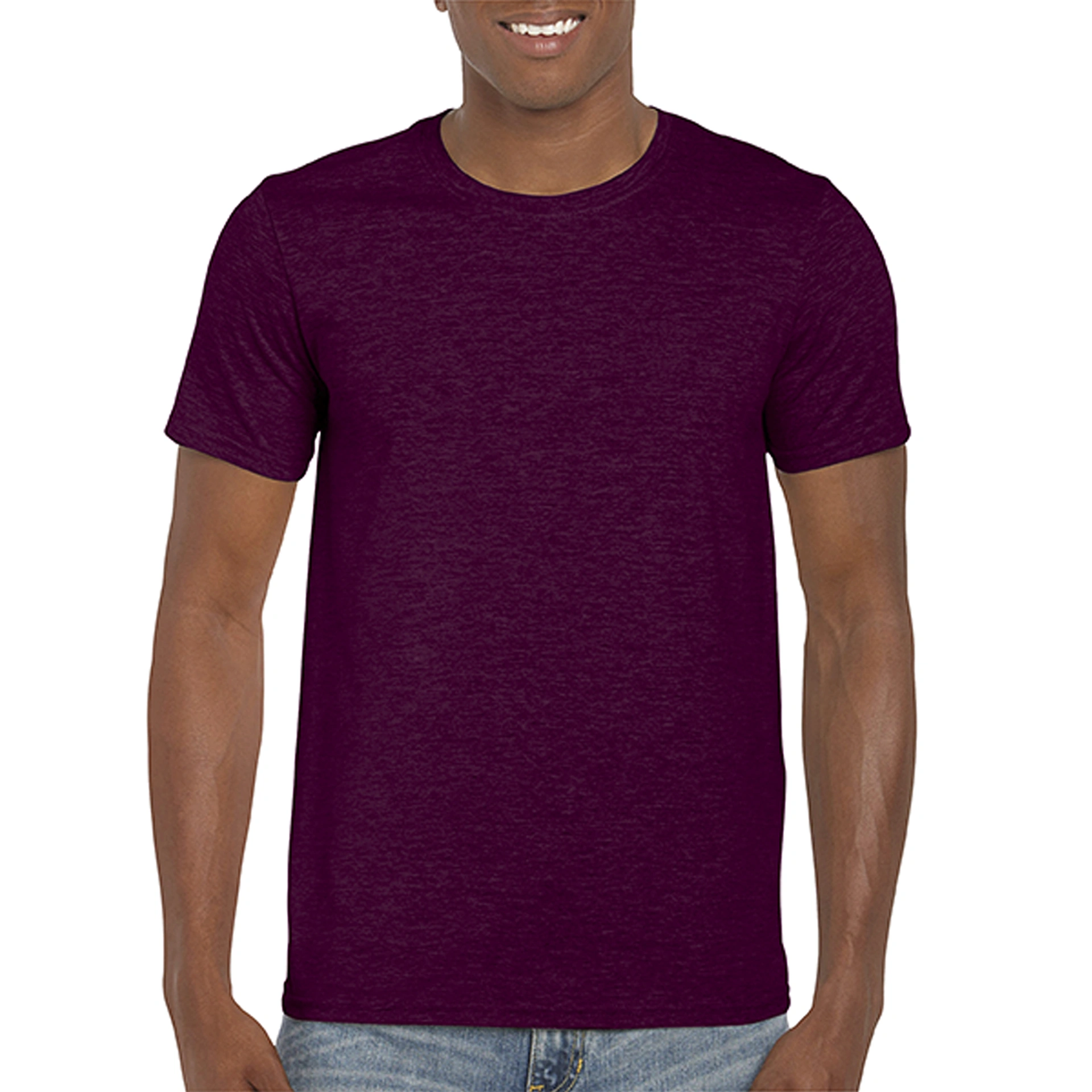 Футболка SoftStyle 153 - maroon / 2XL