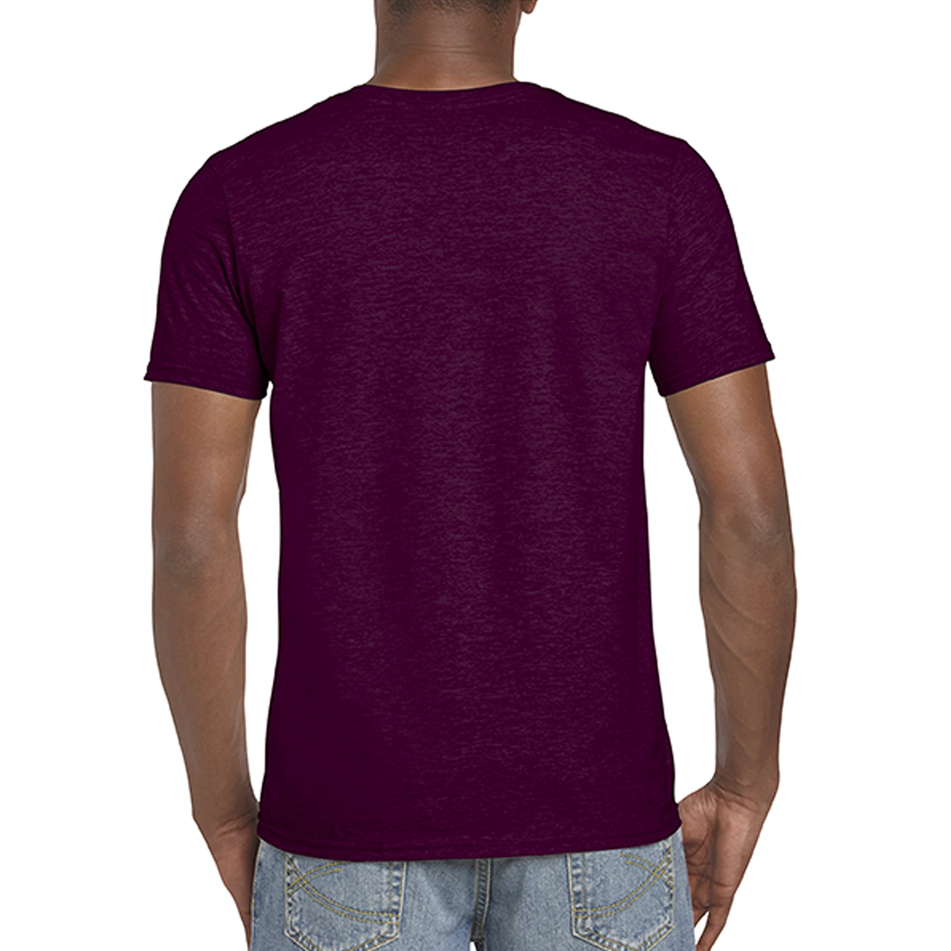 Футболка SoftStyle 153 - maroon / 2XL