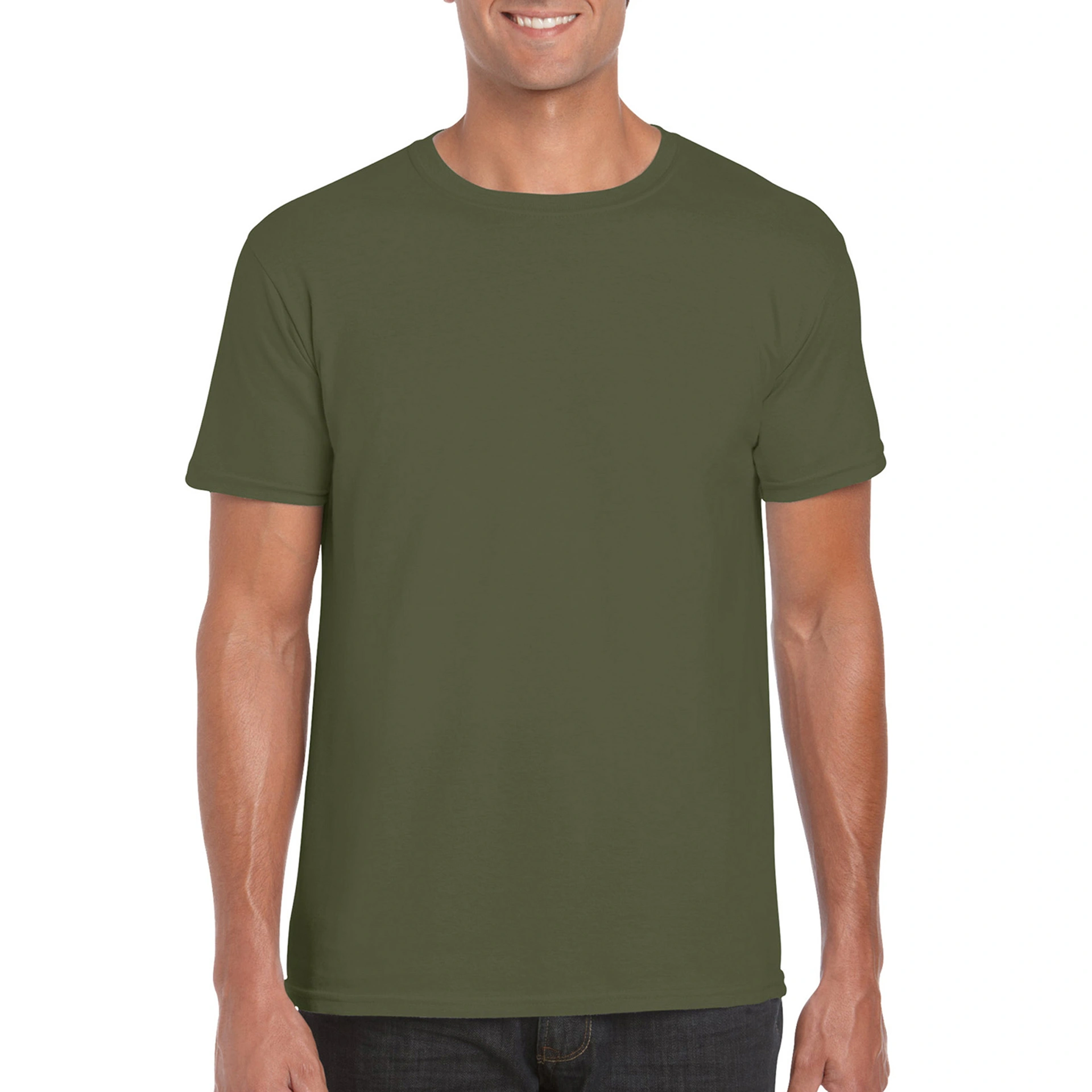 Футболка SoftStyle 153 - military green / 2XL