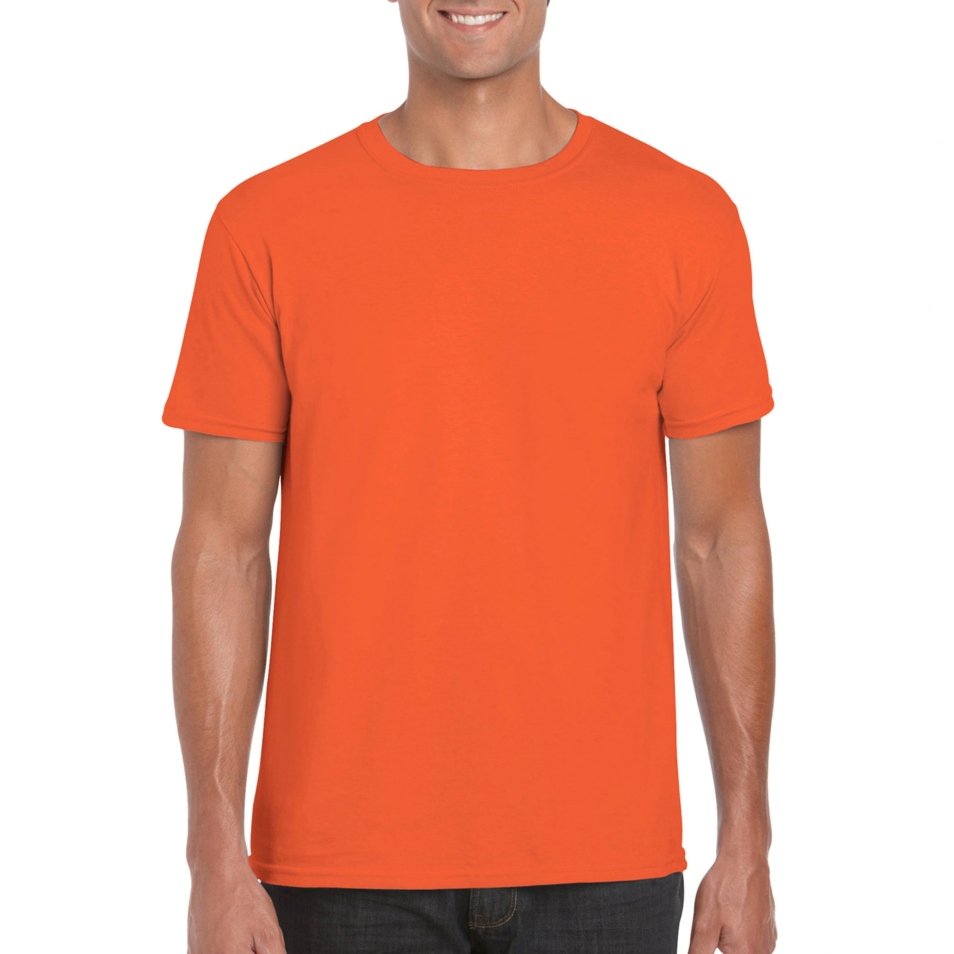 Футболка SoftStyle 153 - orange / 2XL