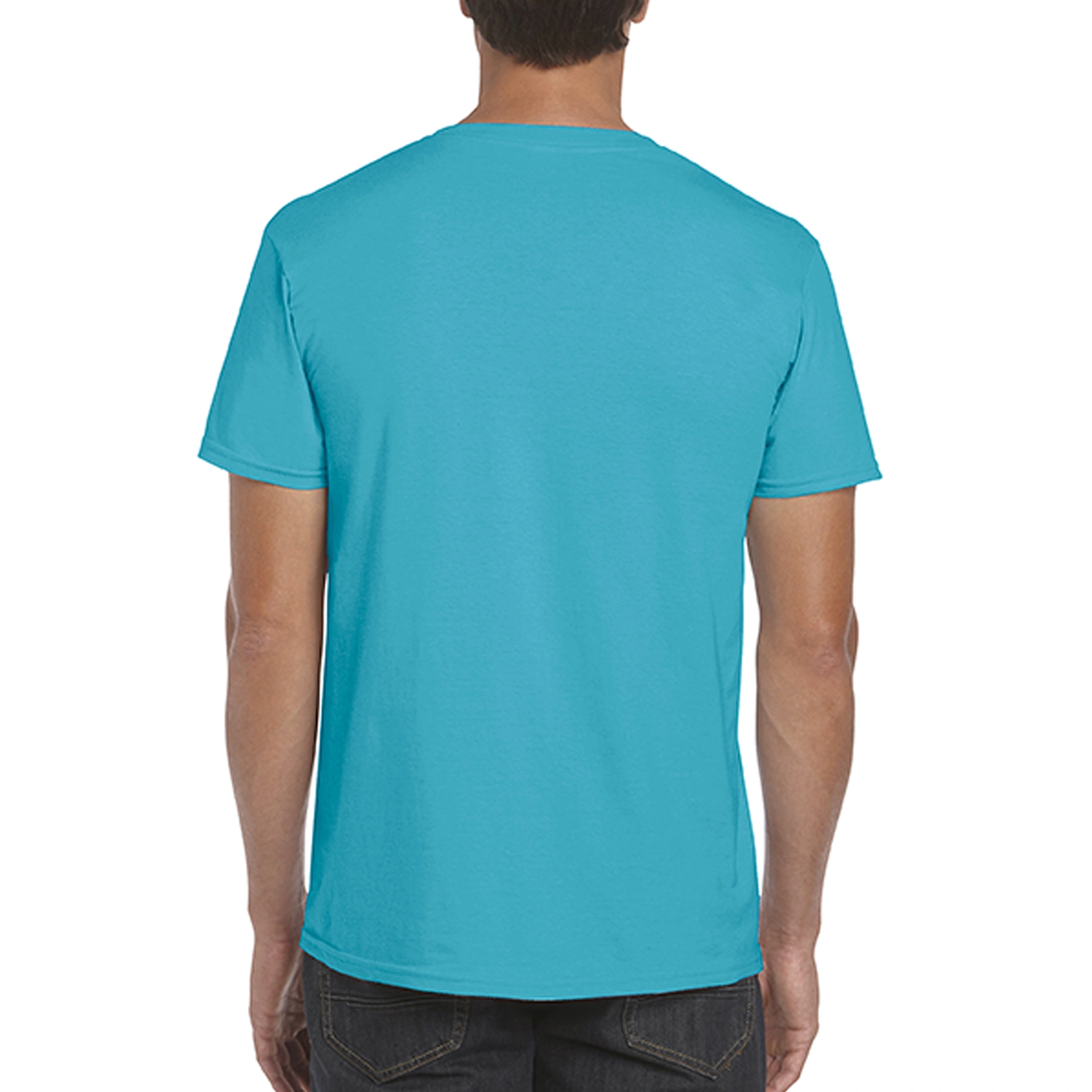 Футболка SoftStyle 153 - tropical blue / 2XL