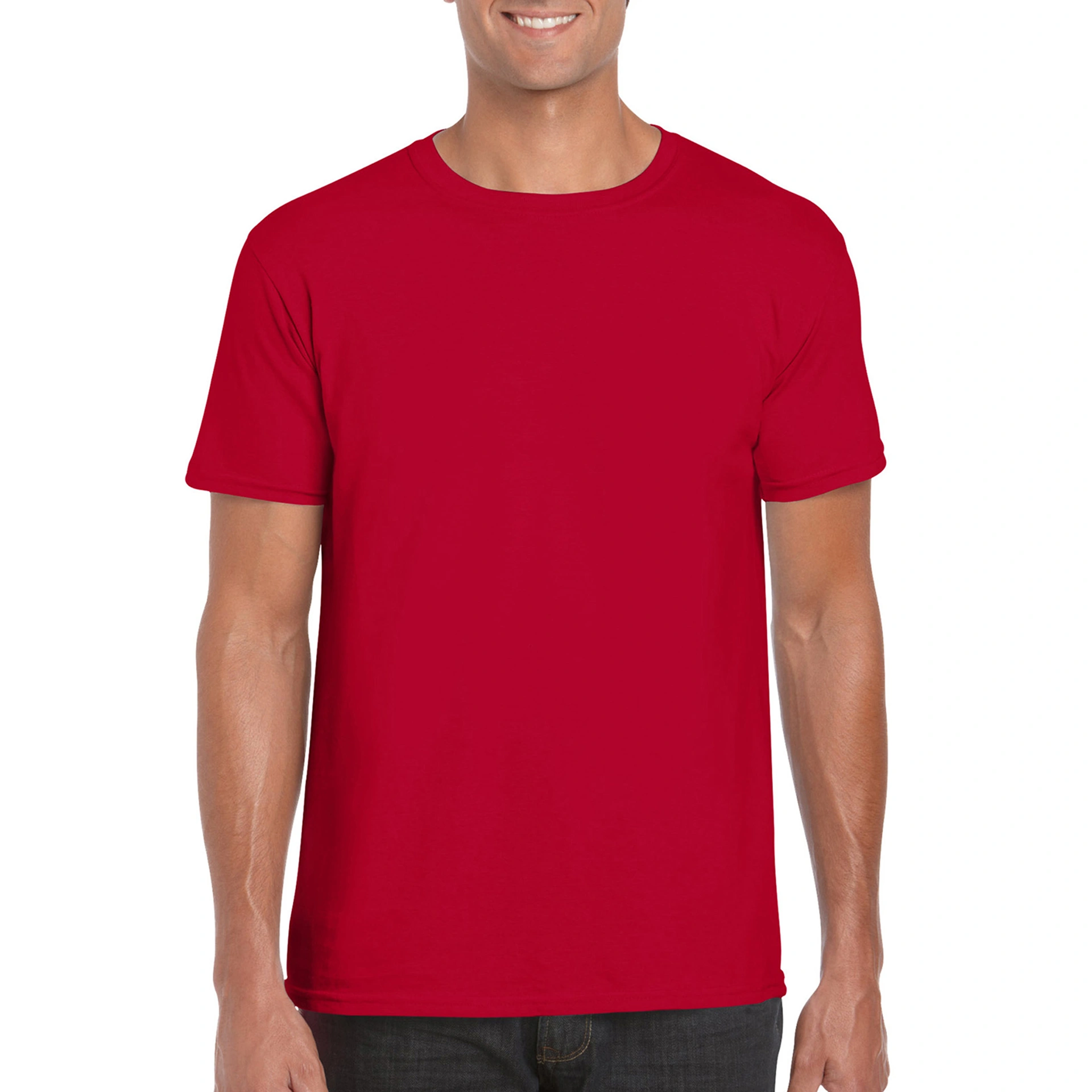 Футболка SoftStyle 153 - cherry red / 2XL