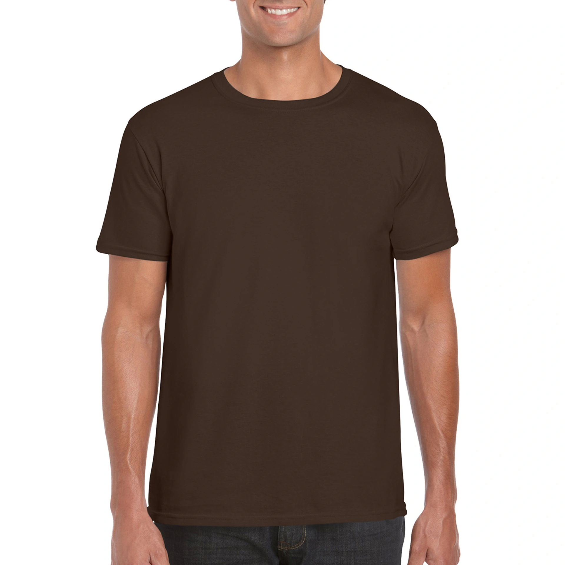 Футболка SoftStyle 153 - dark chocolate / 2XL