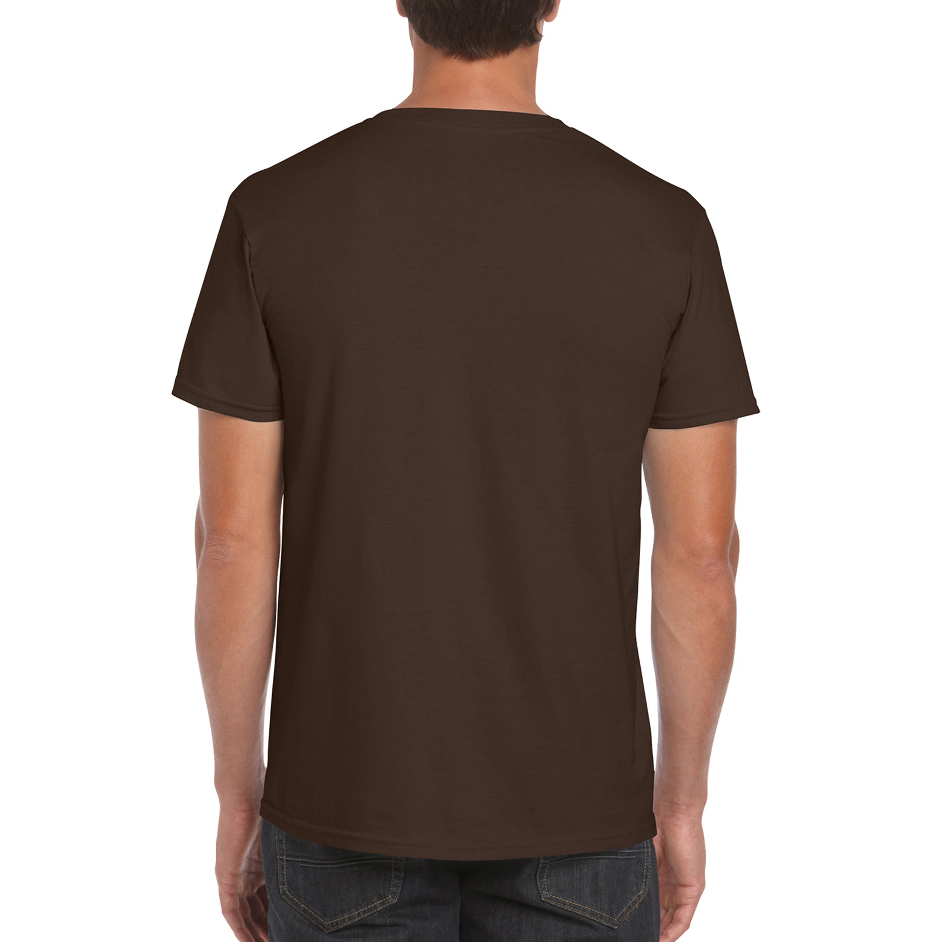 Футболка SoftStyle 153 - dark chocolate / 2XL