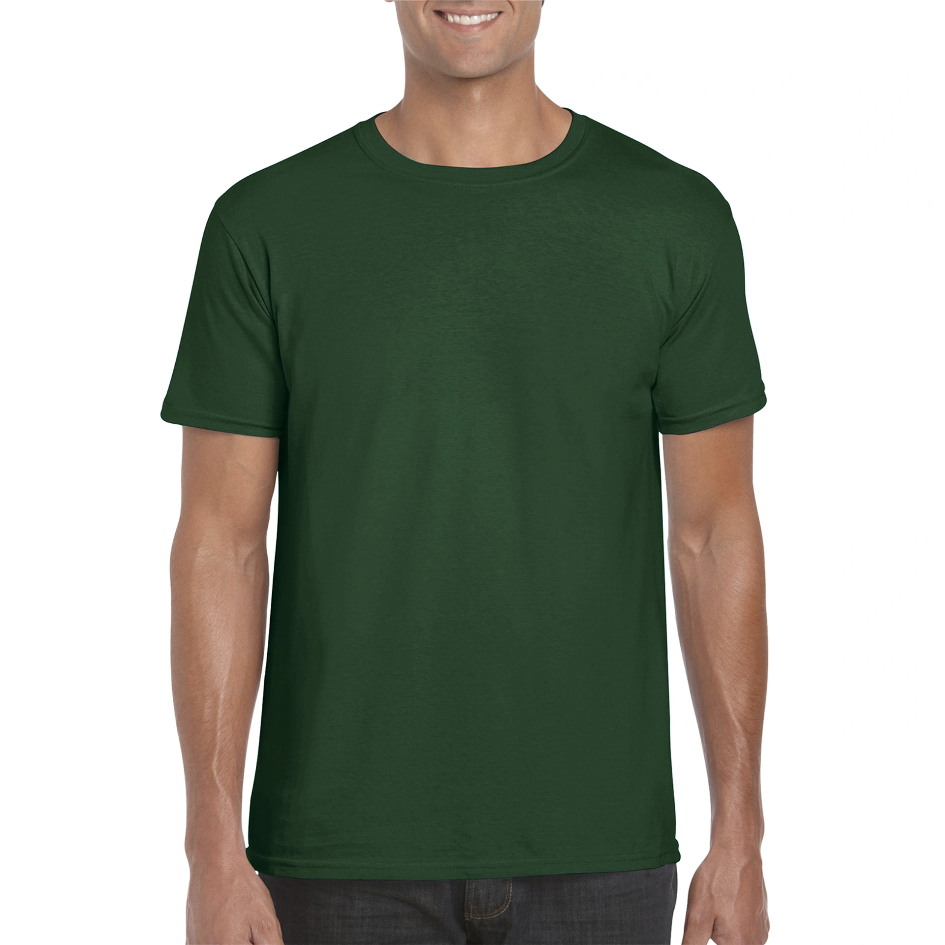 Футболка SoftStyle 153 - forest green / 2XL
