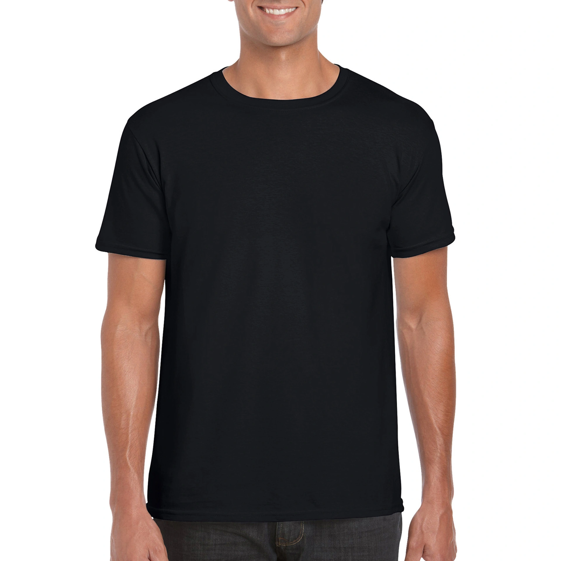 Футболка SoftStyle 153 - black / 2XL