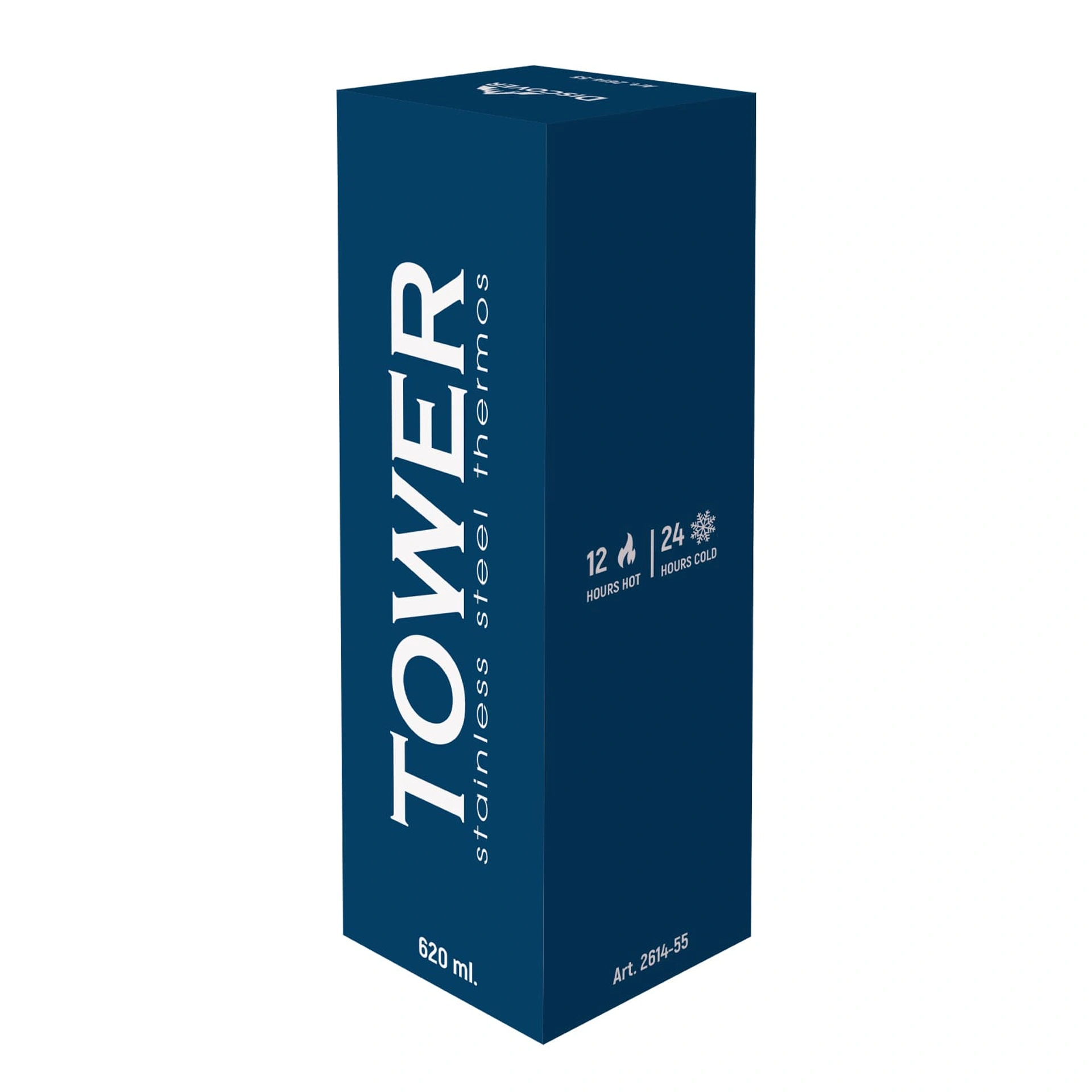 Термопляшка Tower, ТМ Discover - темно-синій