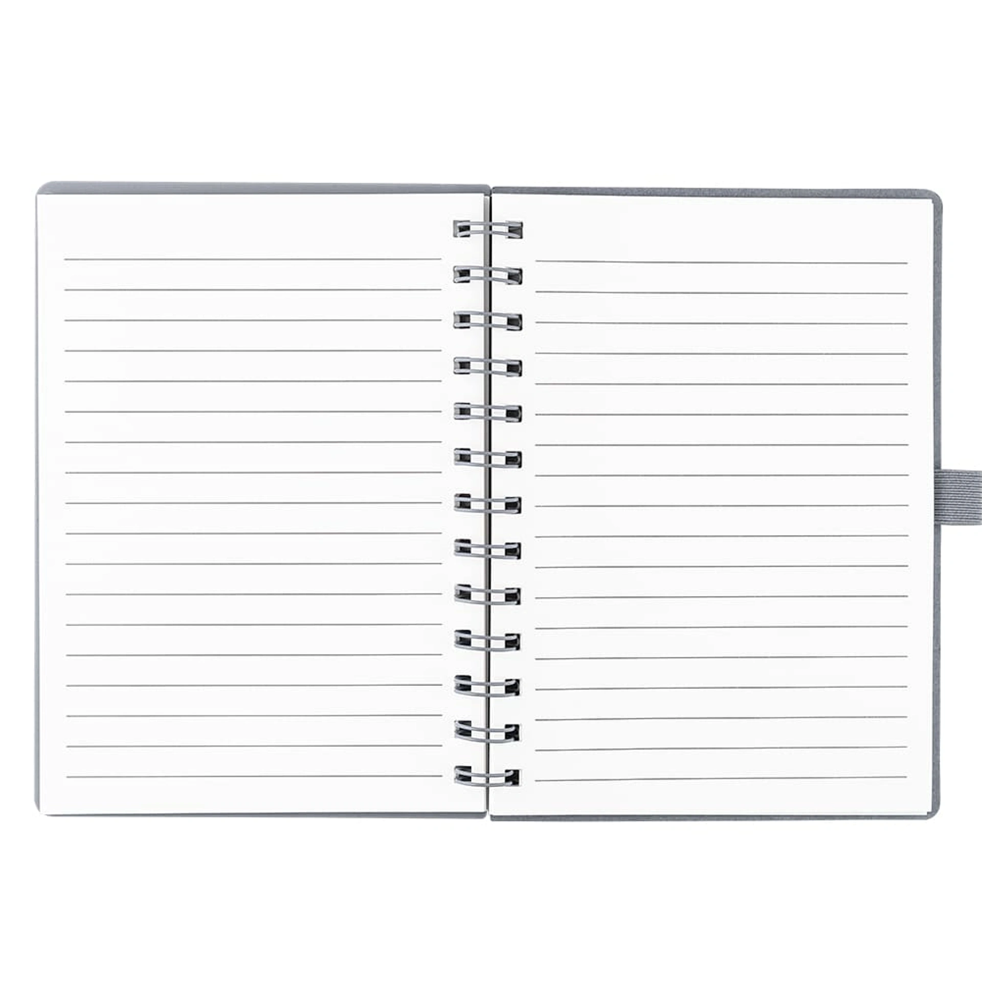 Записник B6 на пружині з ручкою Plane - Сірий