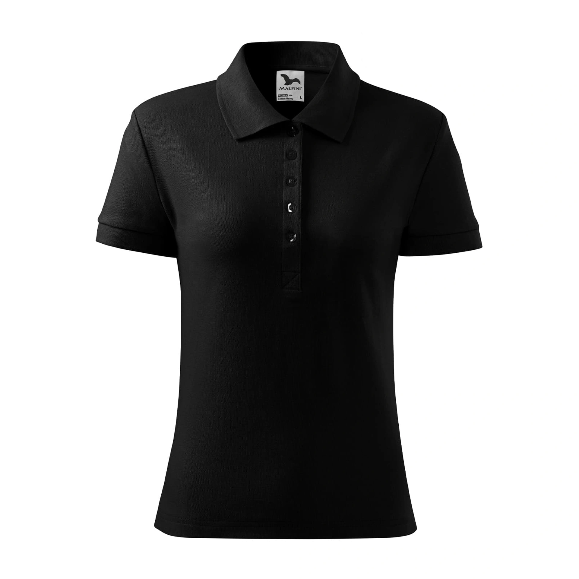 Поло жіноче Cotton Heavy 220 - black / 2XL