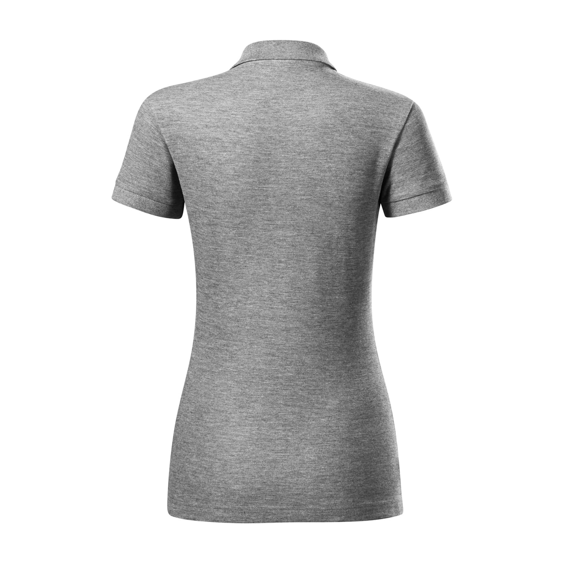 Поло жіноче Cotton Heavy 220 - dark grey melange / 2XL