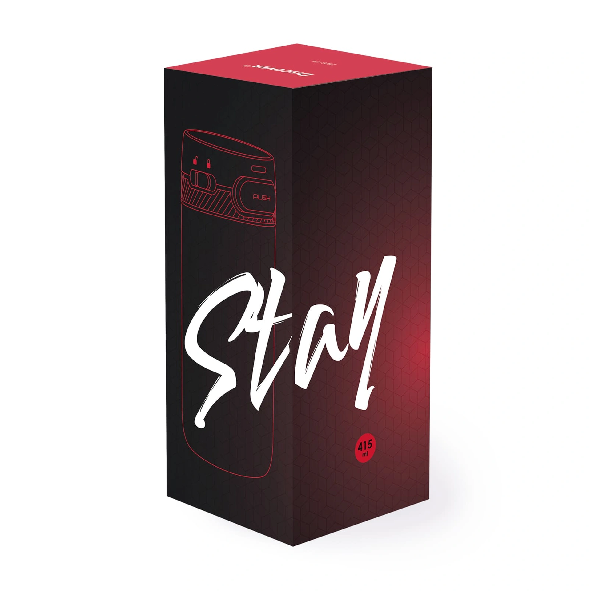 Термокружка Stay, TM Discover - червоний