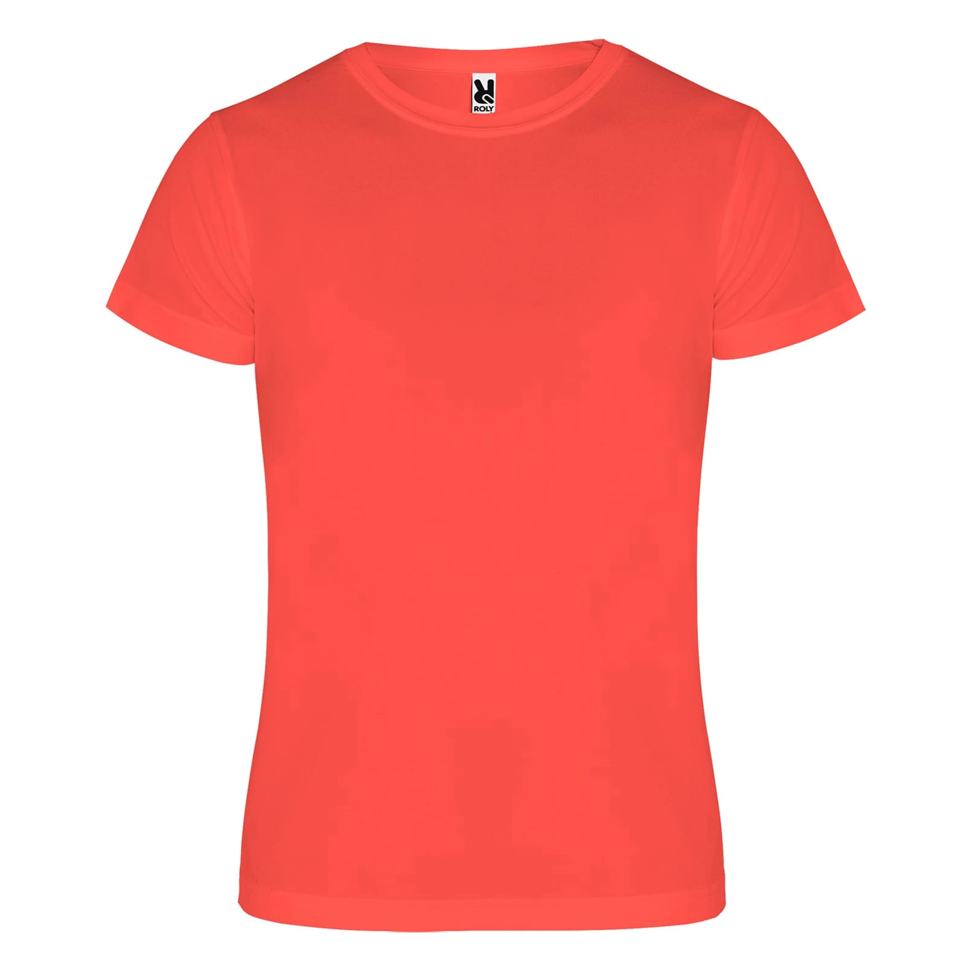 Футболка Camimera 135, TM Roly - fluor coral / 2XL