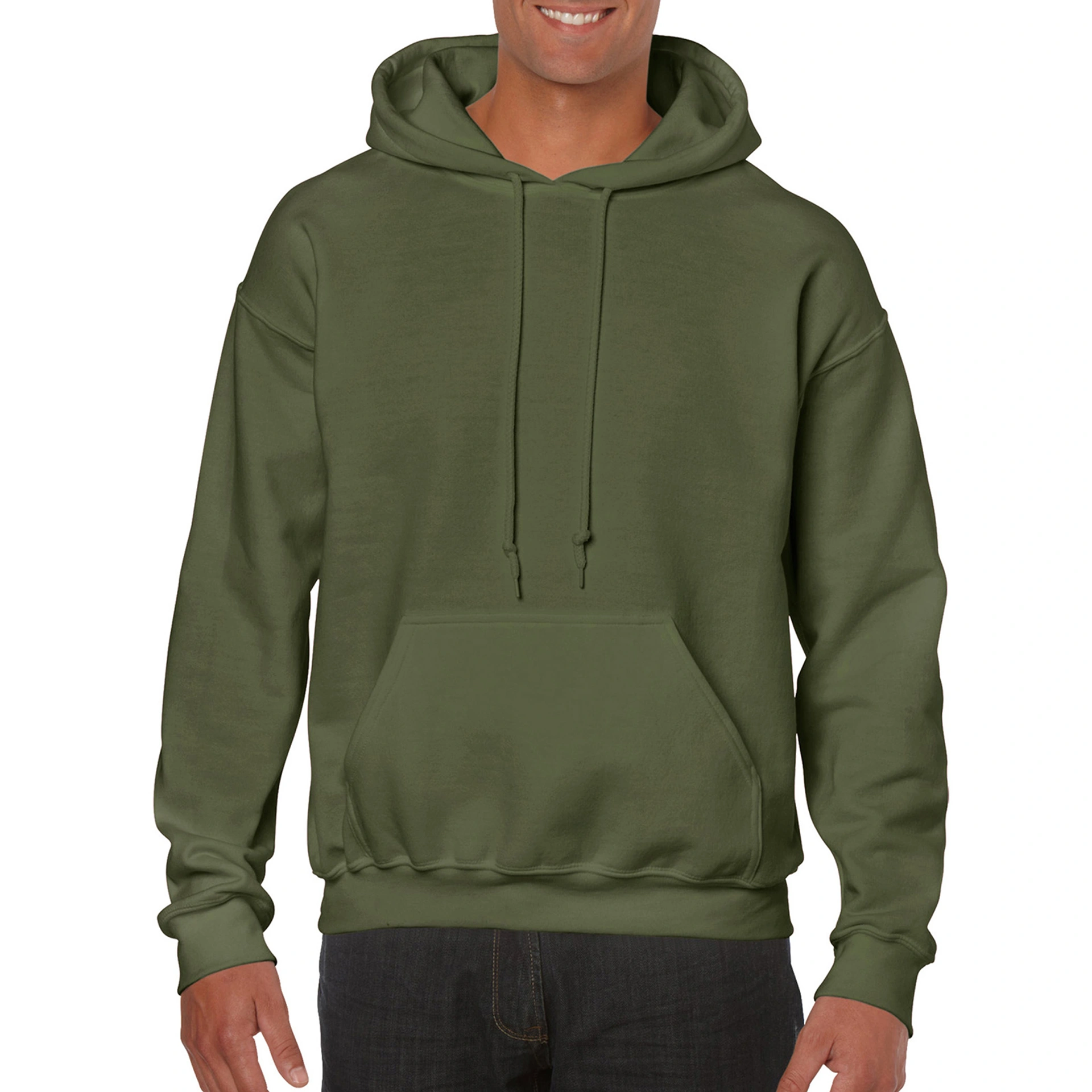 Реглан з капюшоном Heavy Blend 271, TM Gildan - military green / 2XL