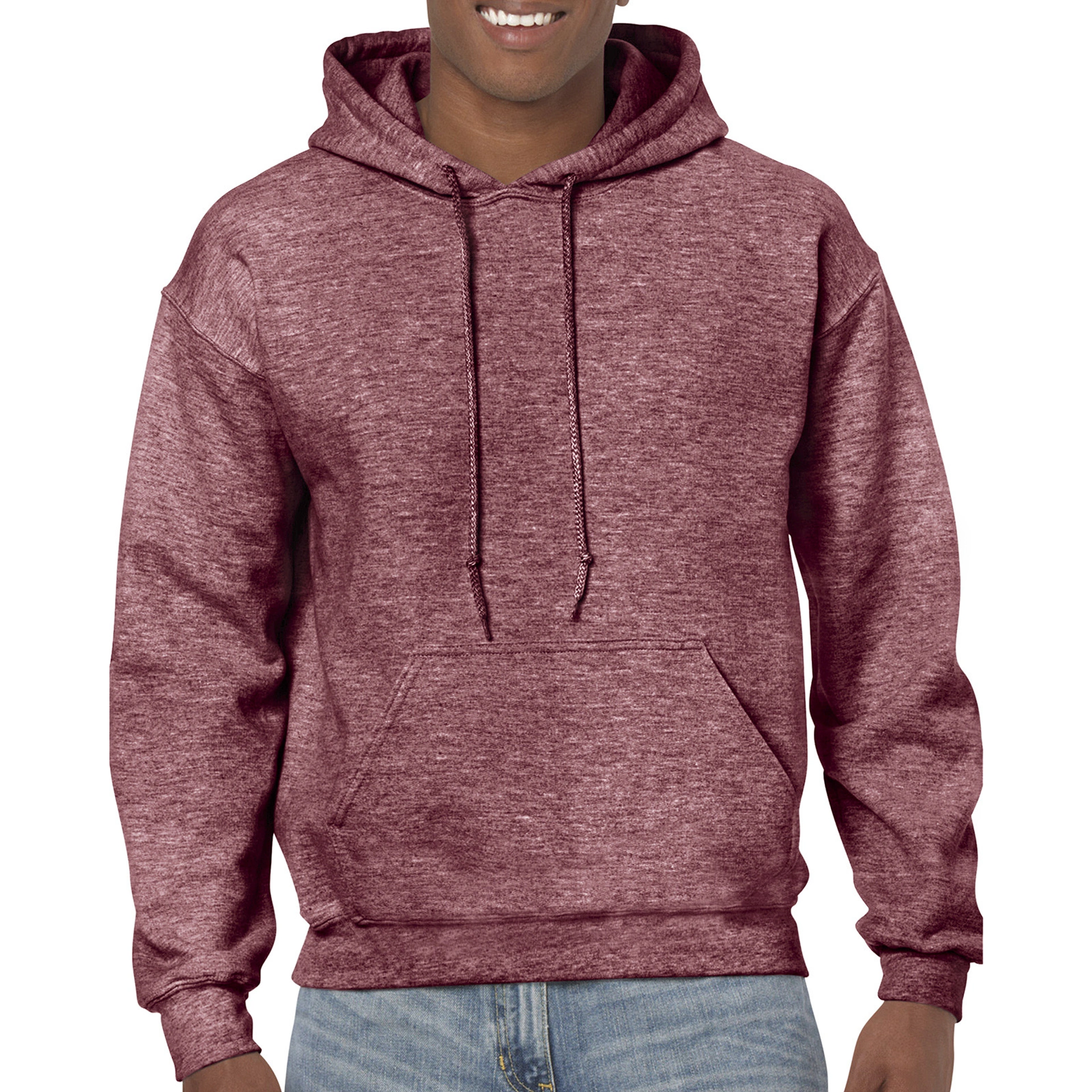 Реглан з капюшоном Heavy Blend 271, TM Gildan - heather sport dark maroon / 2XL