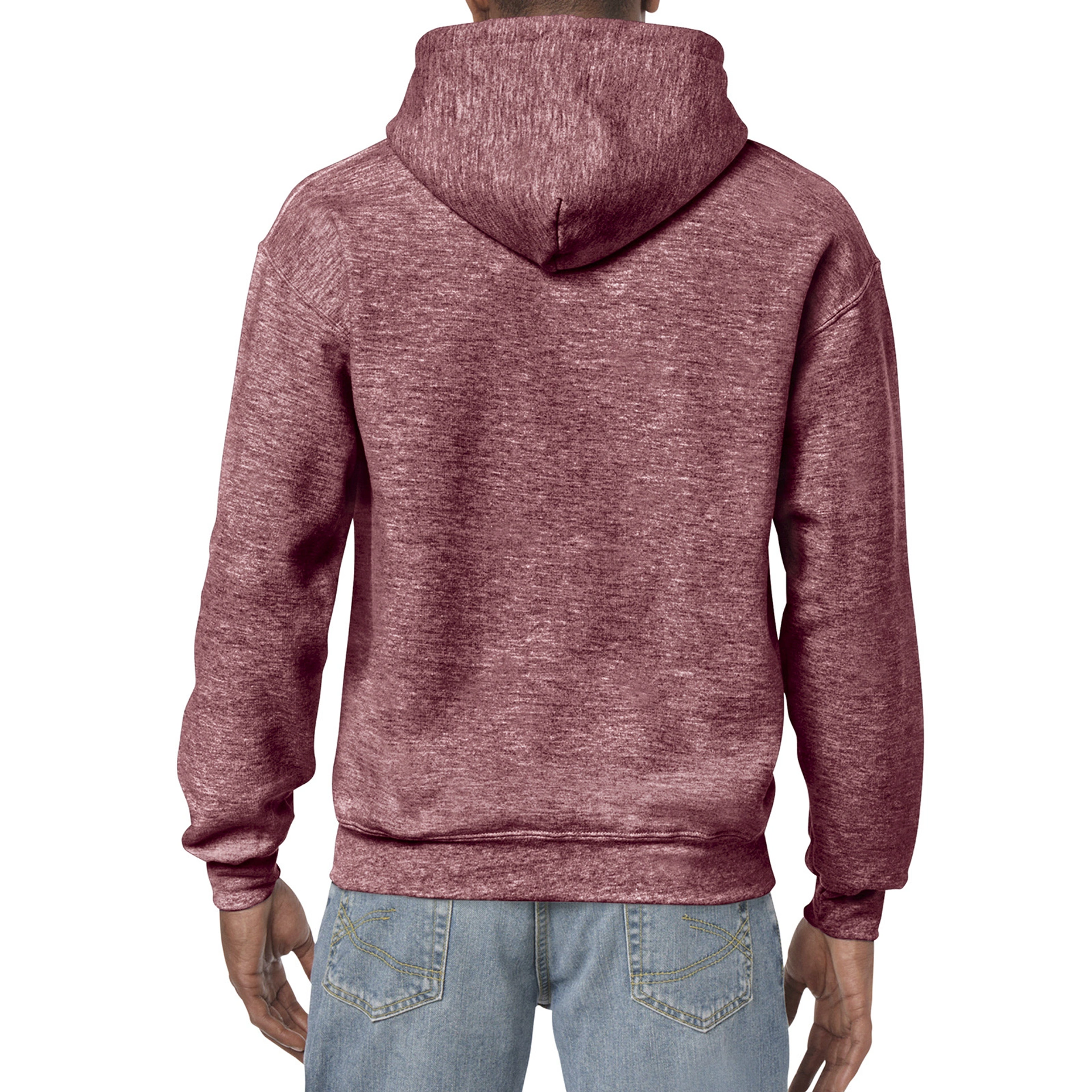 Реглан з капюшоном Heavy Blend 271, TM Gildan - heather sport dark maroon / 2XL