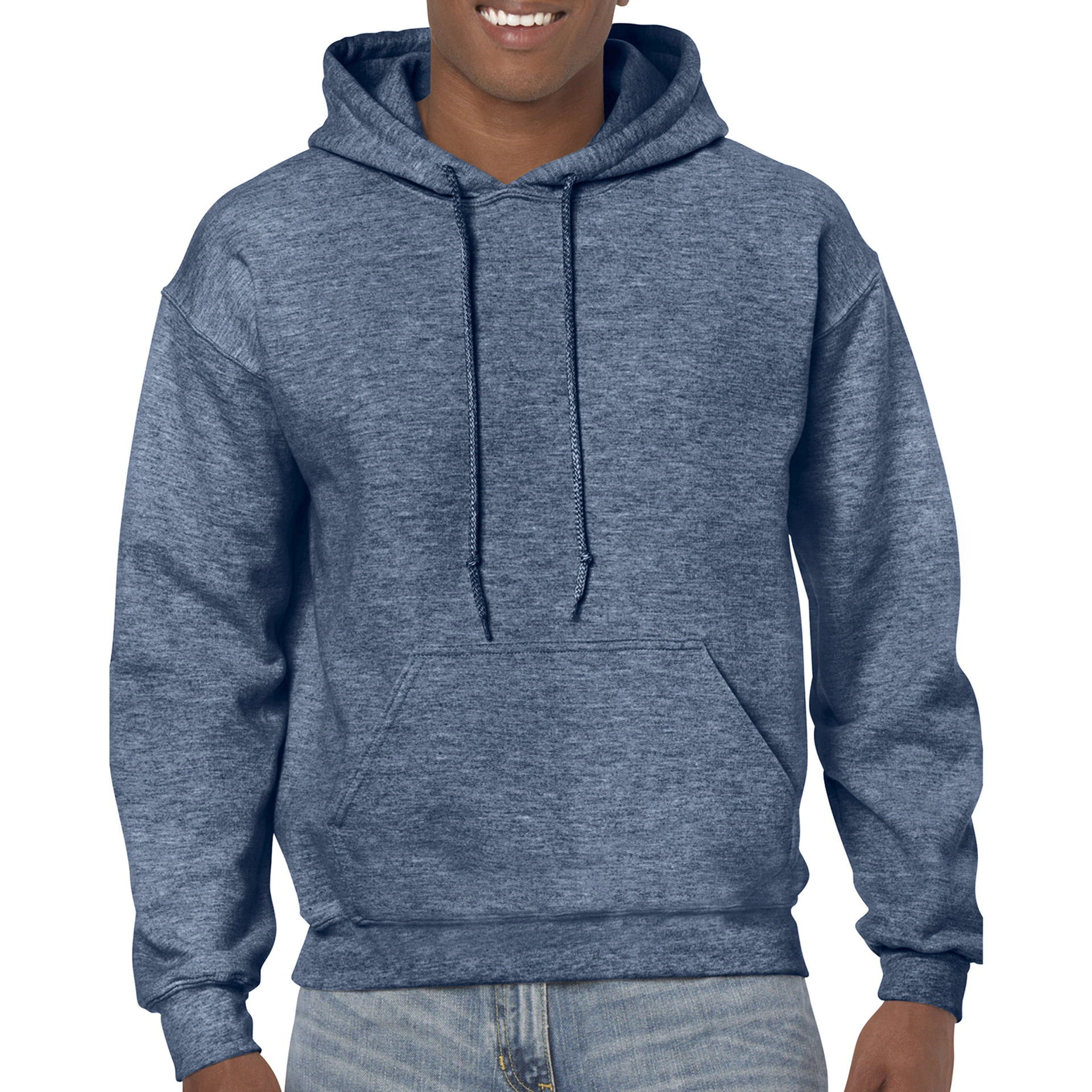 Реглан з капюшоном Heavy Blend 271, TM Gildan - heather sport dark navy / 2XL