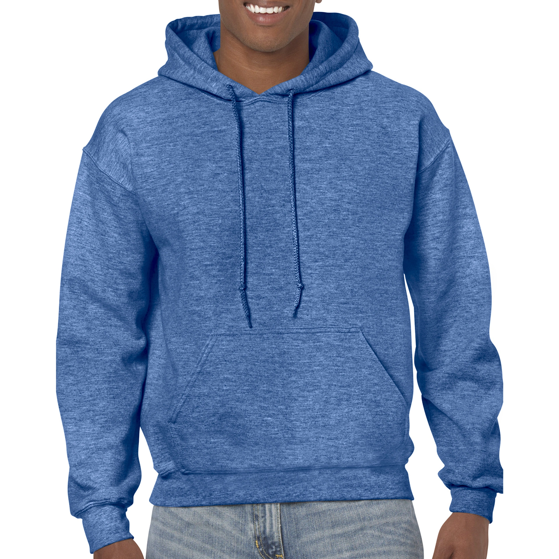Реглан з капюшоном Heavy Blend 271, TM Gildan - heather sport royal / 2XL