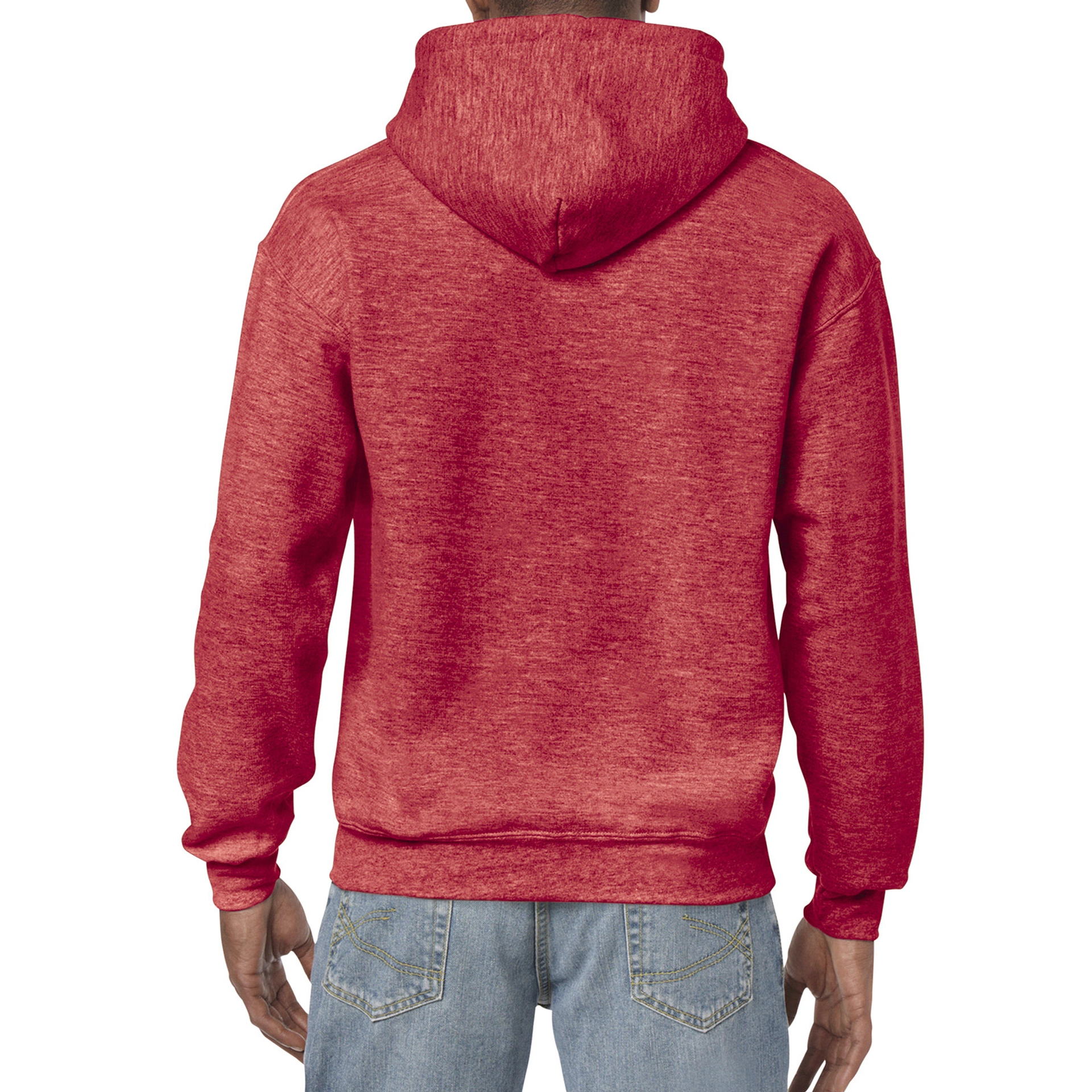 Реглан з капюшоном Heavy Blend 271, TM Gildan - heather sport scarlet red / 2XL