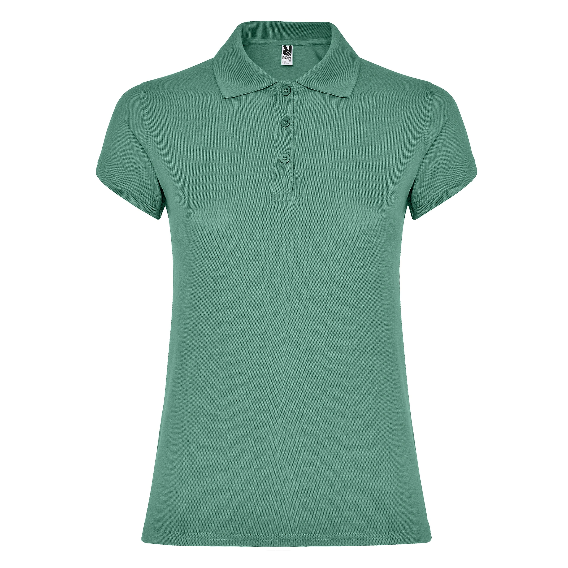 Поло жіноче Star woman 200, TM Roly - menta oscuro / 2XL