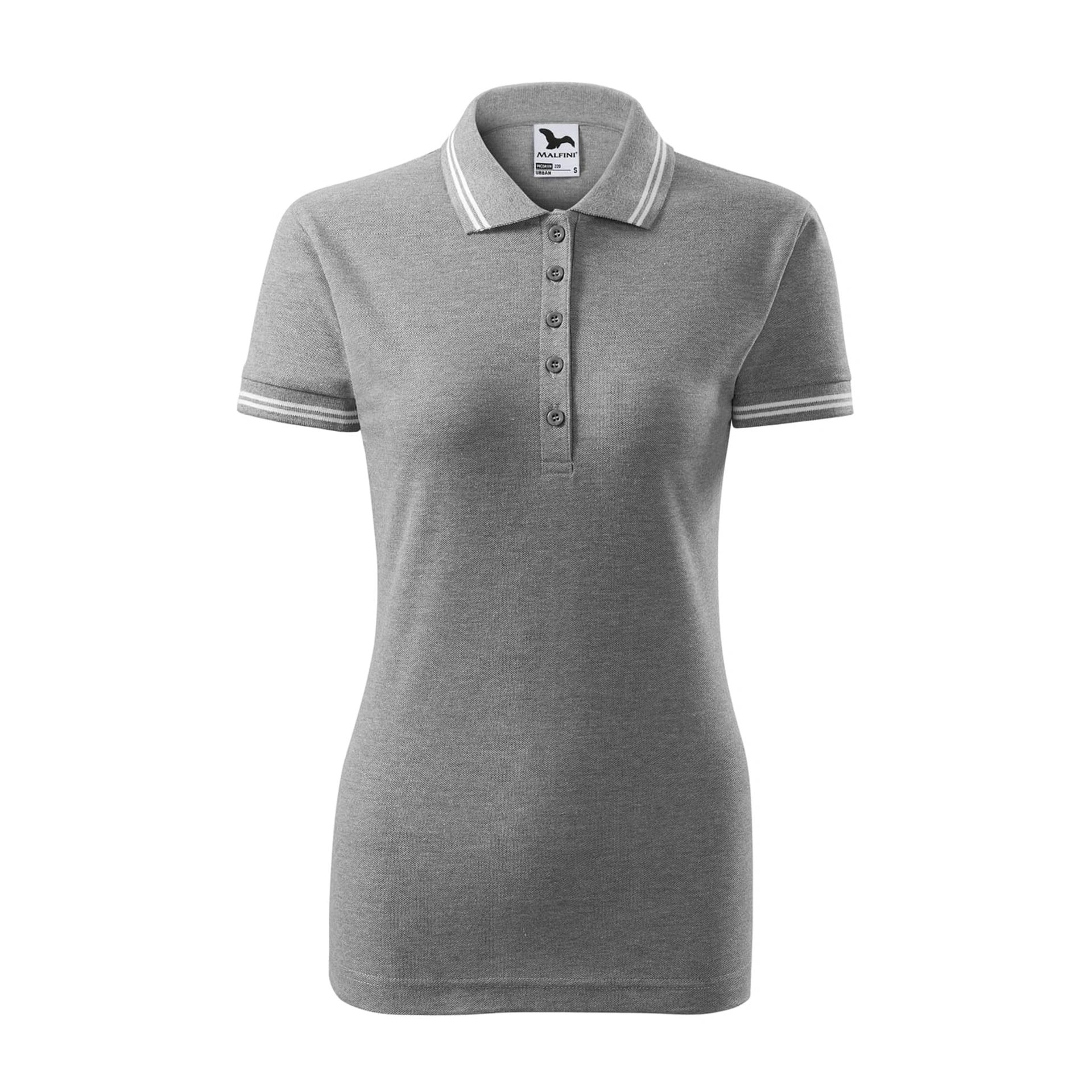 Поло жіноче Urban 200, TM Malfini - dark grey melange / 2XL