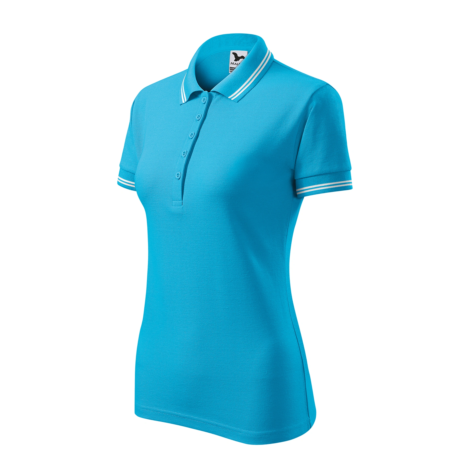 Поло жіноче Urban 200, TM Malfini - blue atoll / 2XL