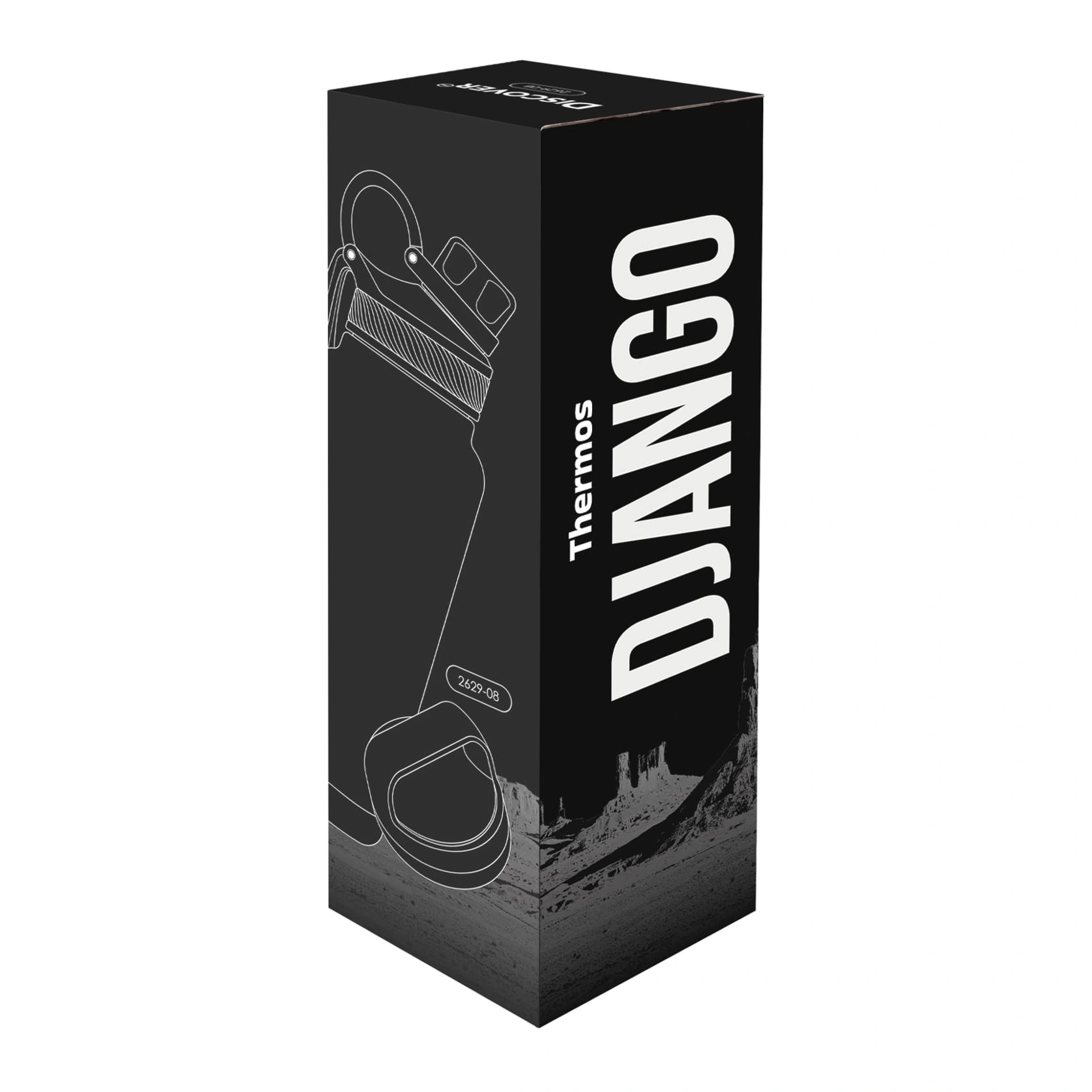 Термос Django, ТМ Discover - чорний