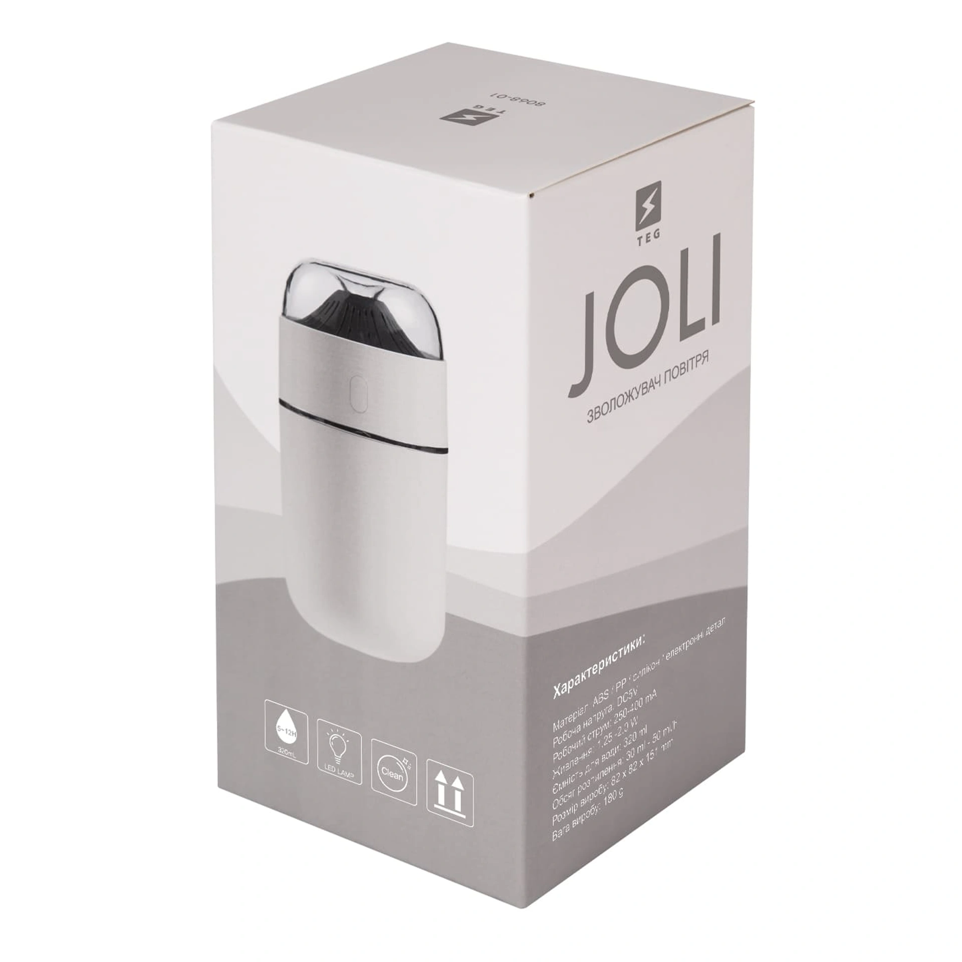Зволожувач повітря Joli, TM TEG - білий