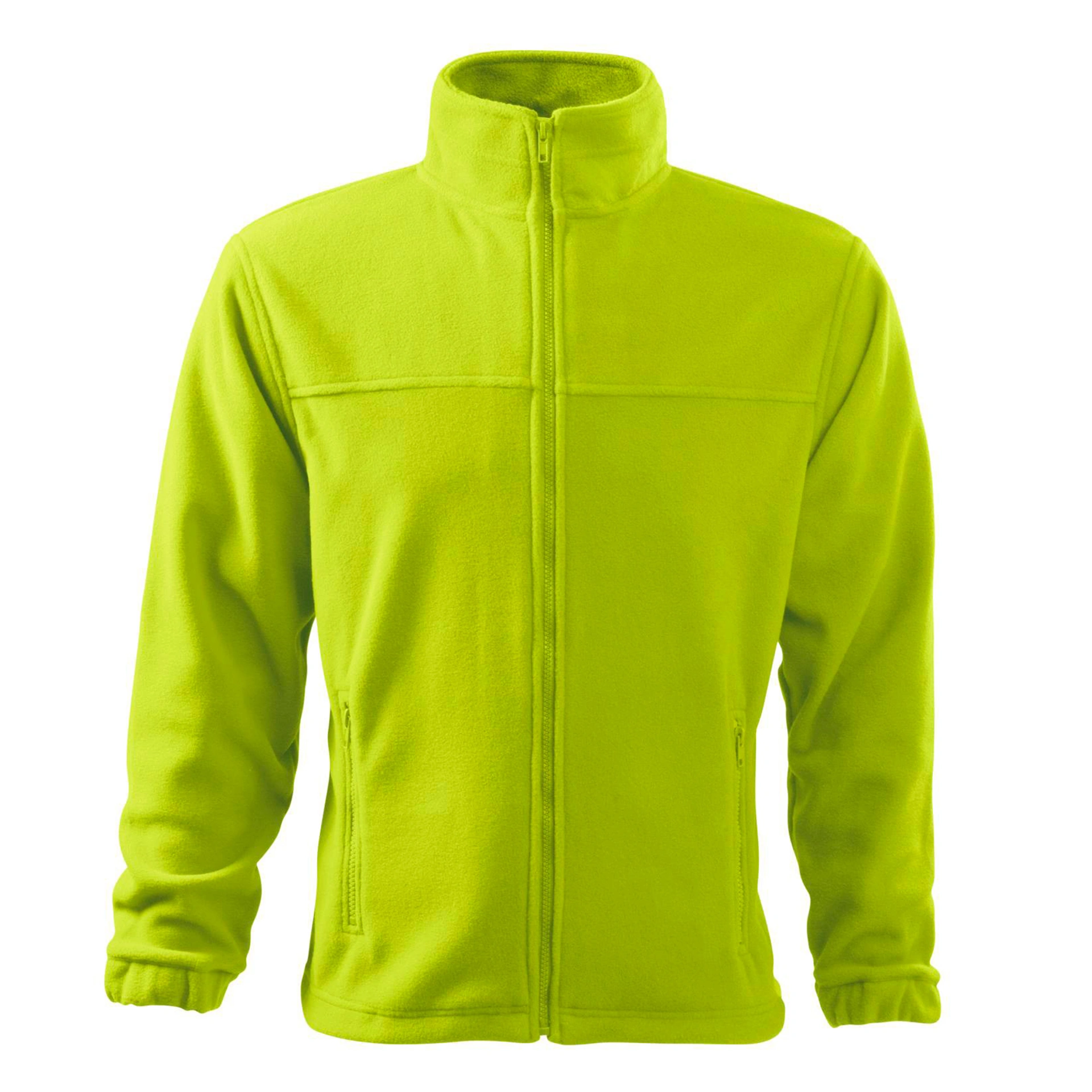 Реглан флісовий на блискавці Jacket 280 - lime punch / 2XL