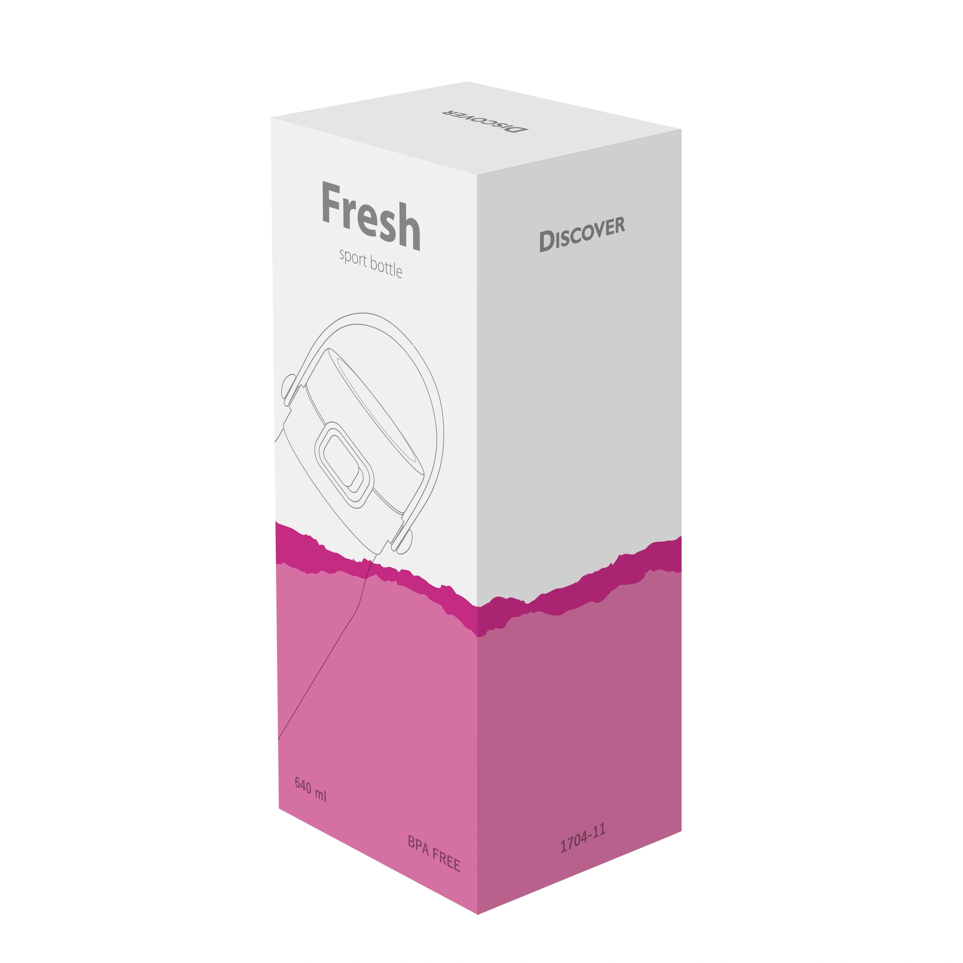 Пляшка для пиття Fresh, TM Discover - рожевий