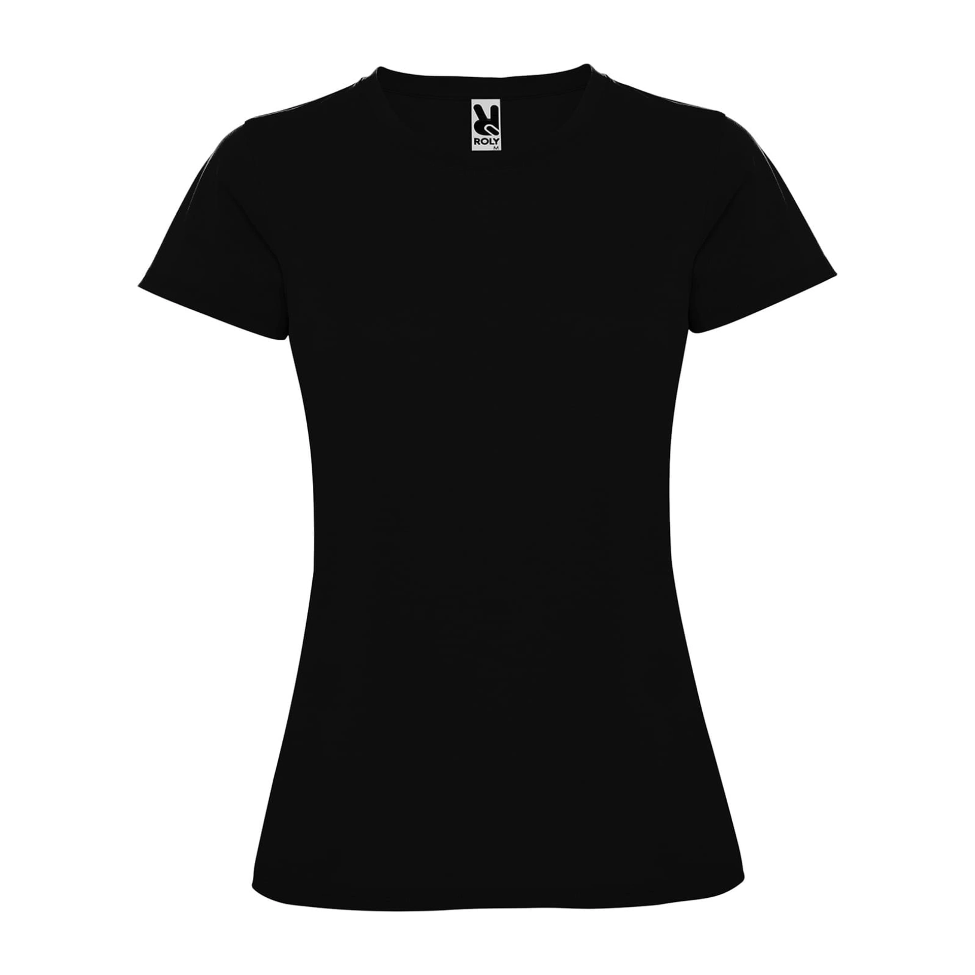 Футболка Montecarlo Woman 150, TM Roly - black / 2XL