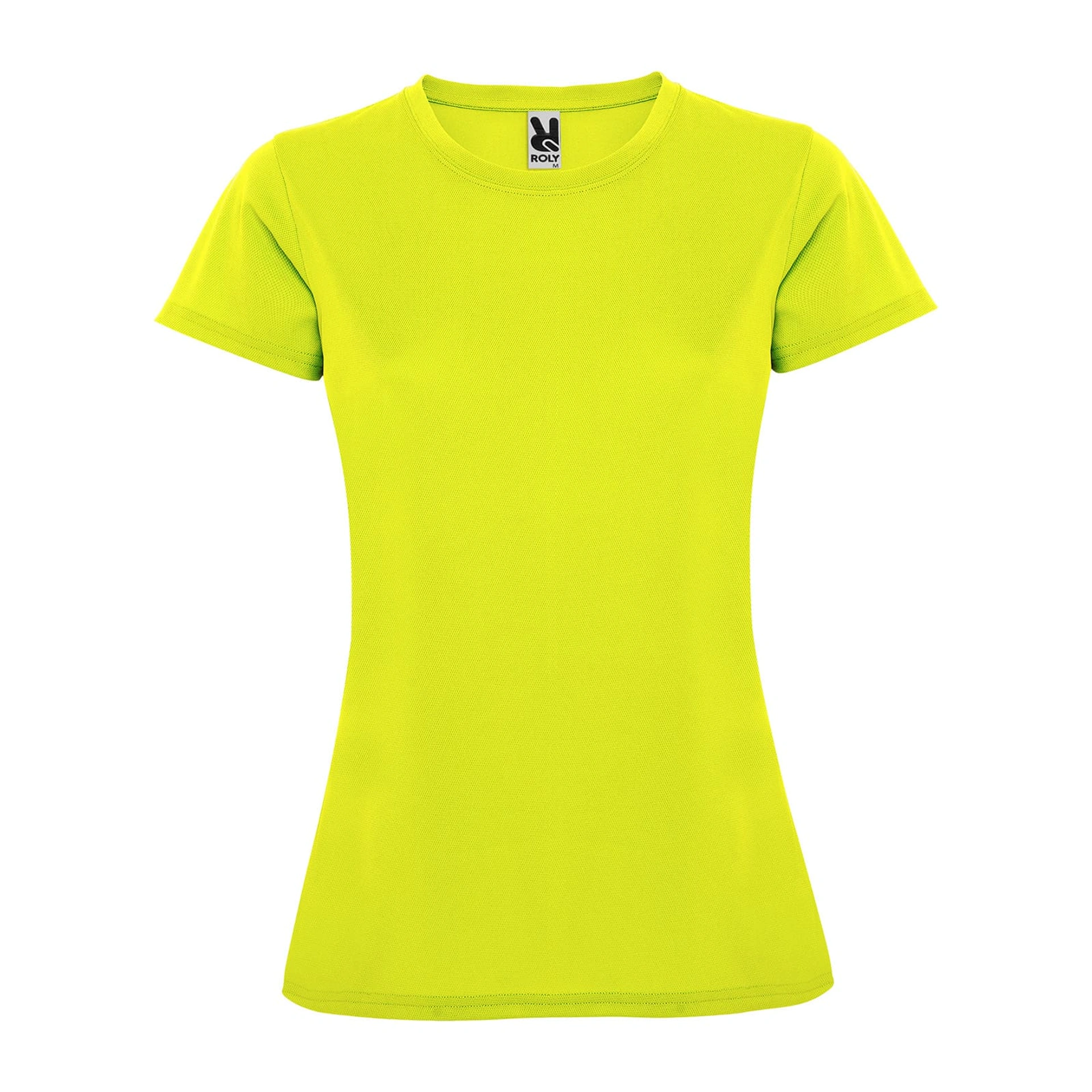 Футболка Montecarlo Woman 150, TM Roly - fluor yellow / 2XL