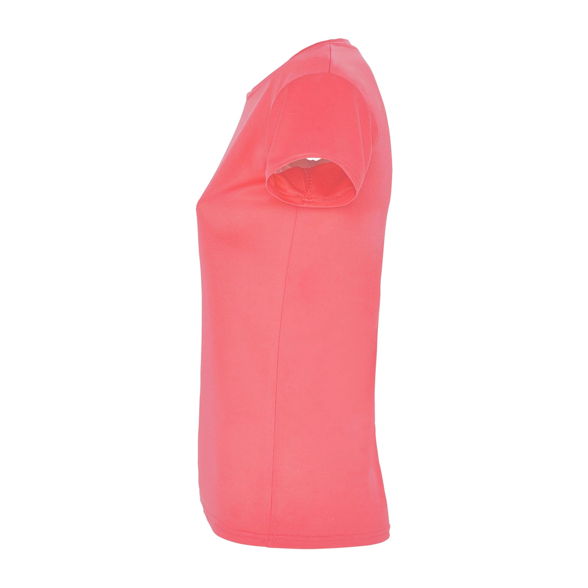 Футболка Montecarlo Woman 150, TM Roly - fluor coral / 2XL