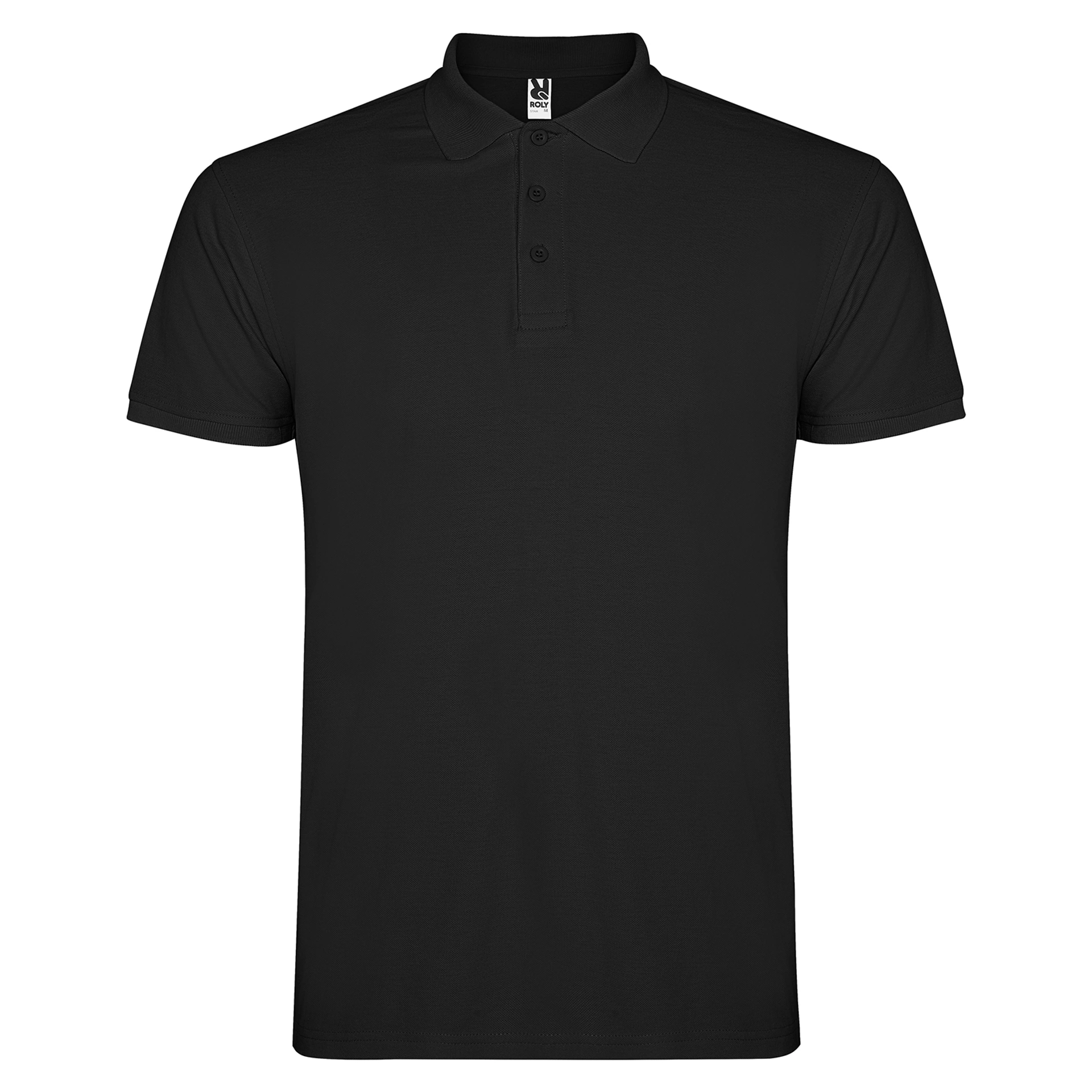 Поло Star 200, TM Roly - black / 2XL