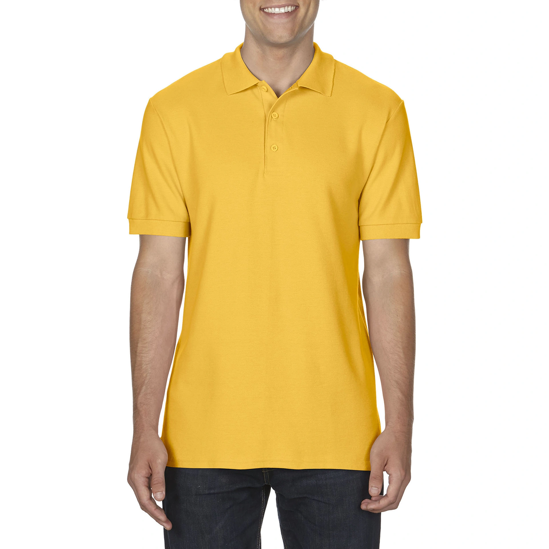 Поло Premium Cotton 223, TM Gildan - gold / 2XL