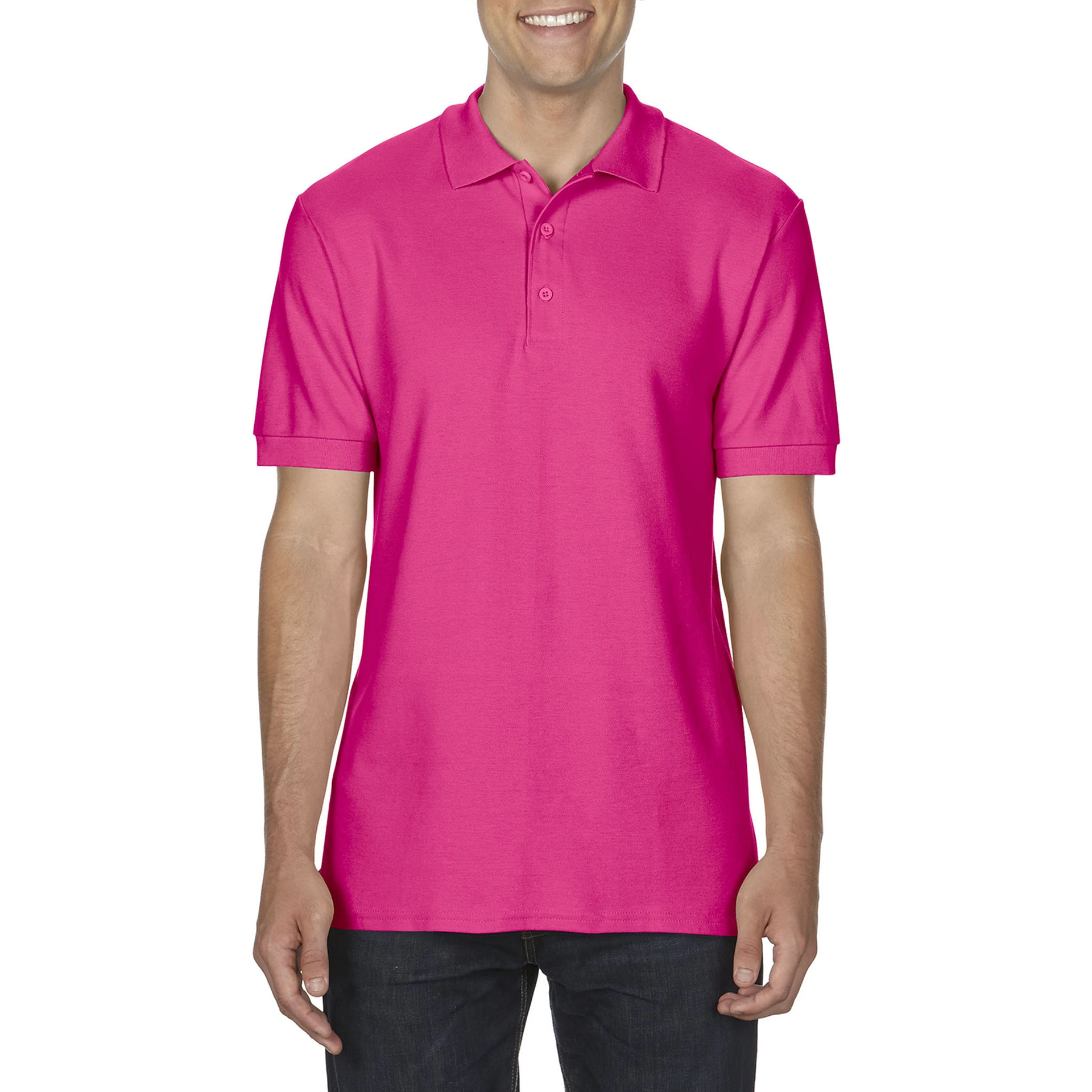 Поло Premium Cotton 223, TM Gildan - heliconia / 2XL