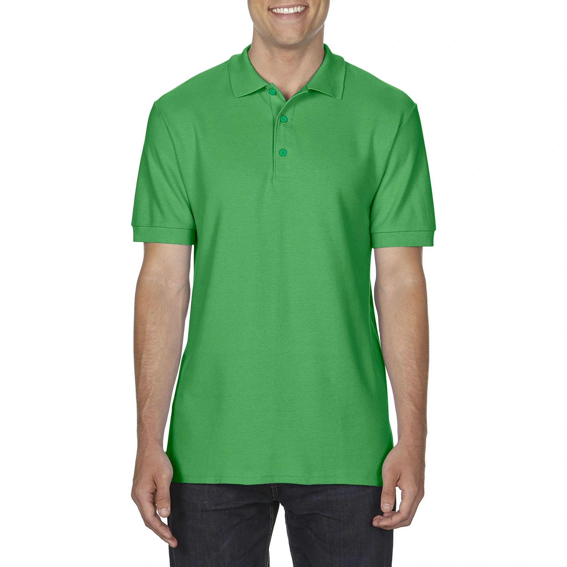 Поло Premium Cotton 223, TM Gildan - irish green / 2XL