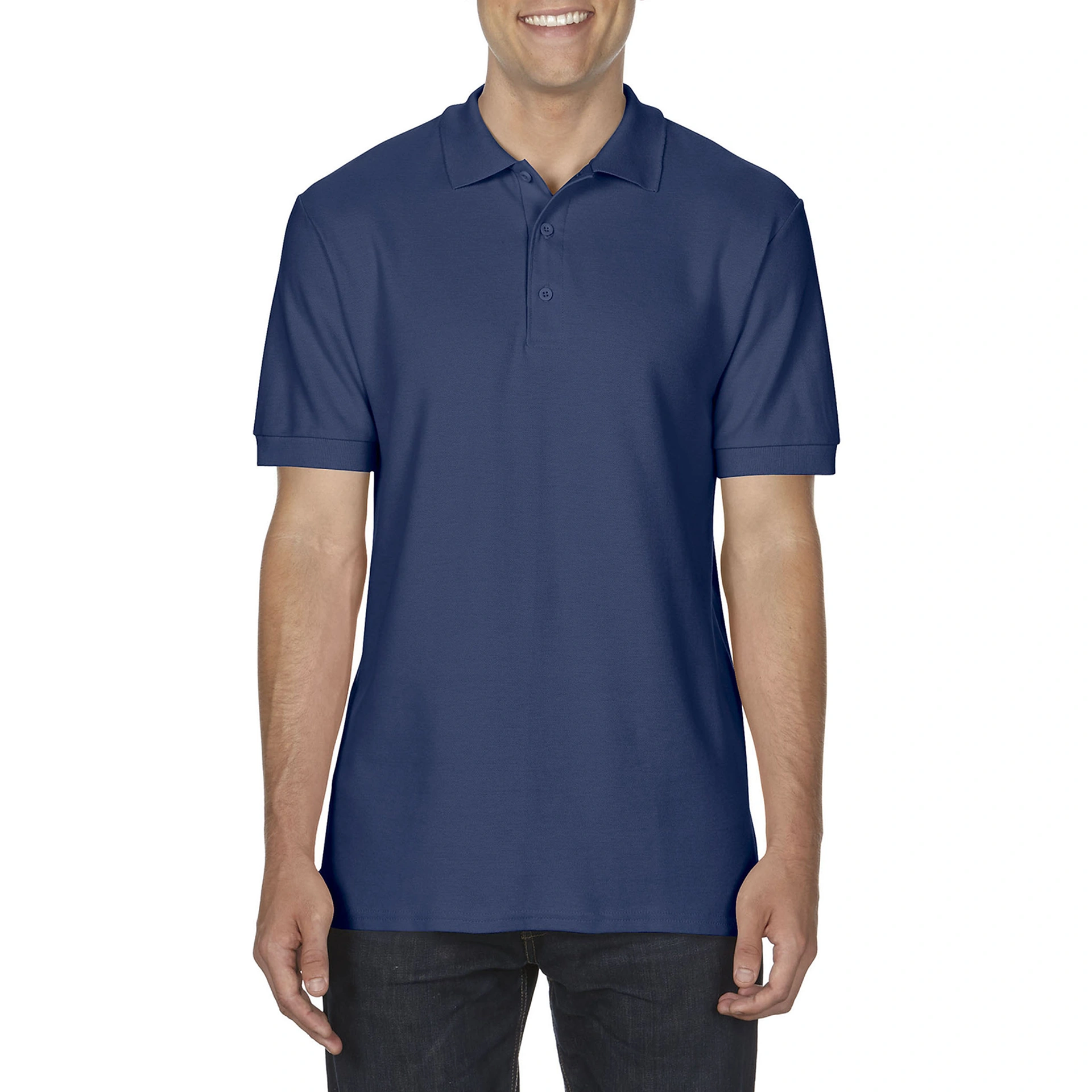 Поло Premium Cotton 223, TM Gildan - navy / 2XL