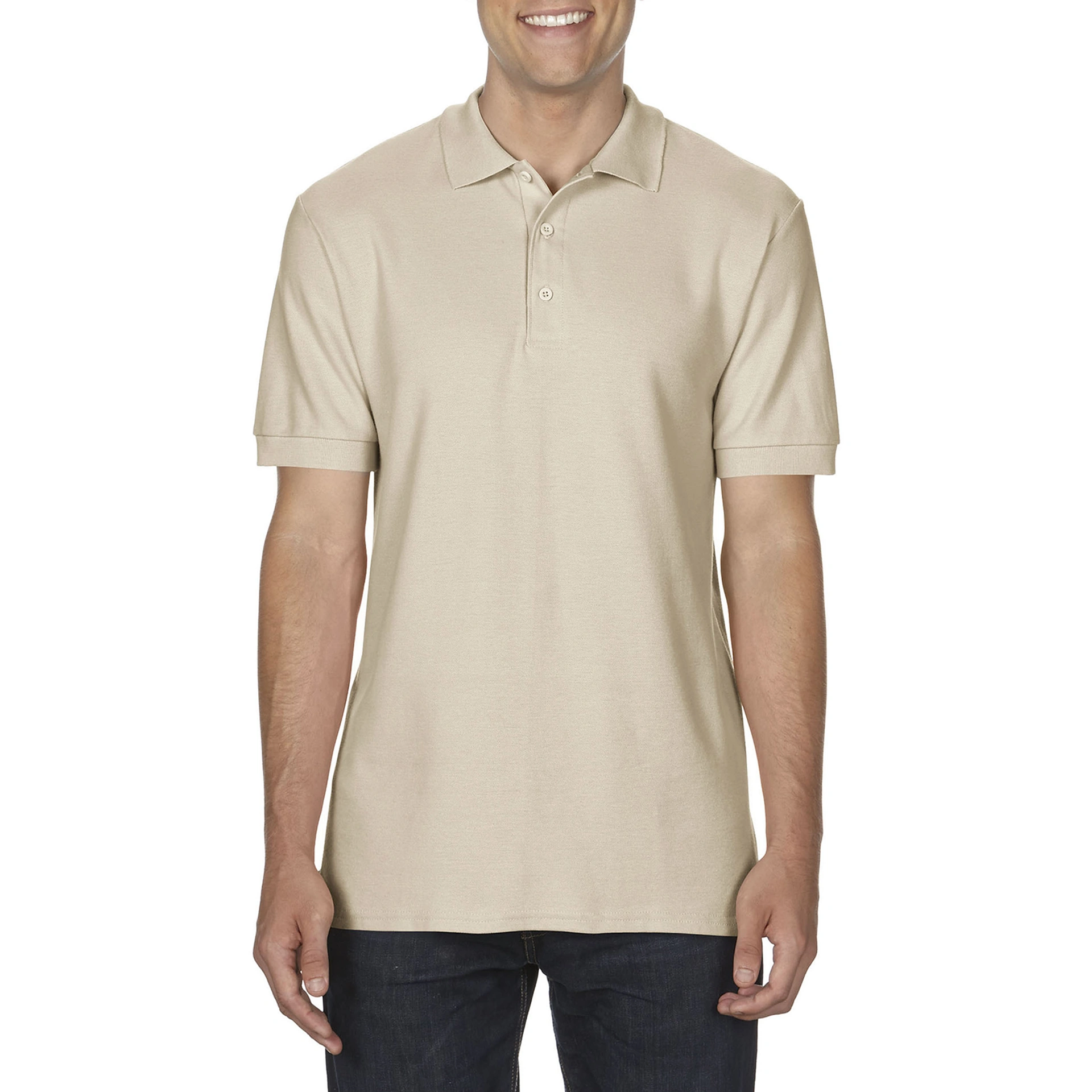 Поло Premium Cotton 223, TM Gildan - sand / 2XL