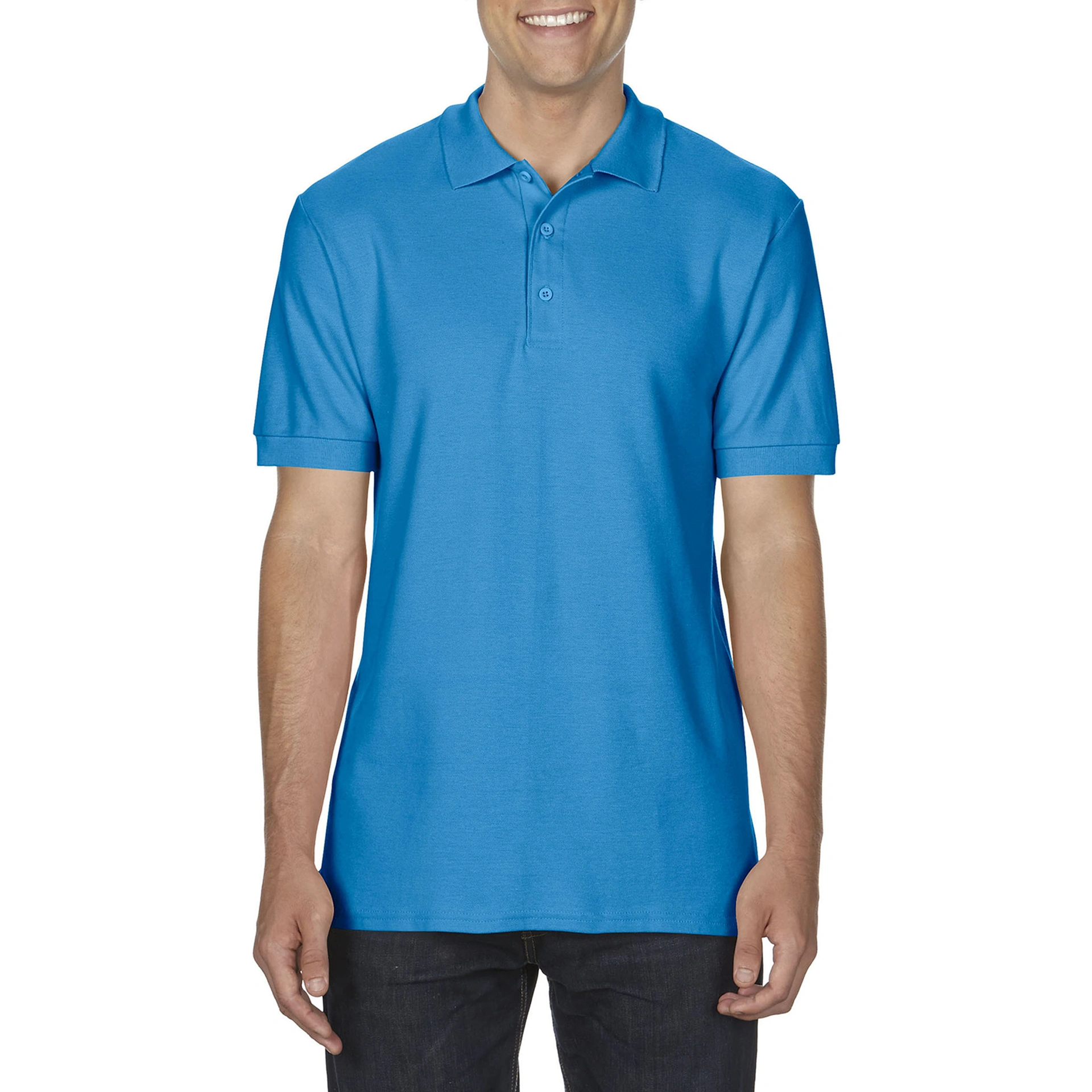 Поло Premium Cotton 223, TM Gildan - sapphire / 2XL