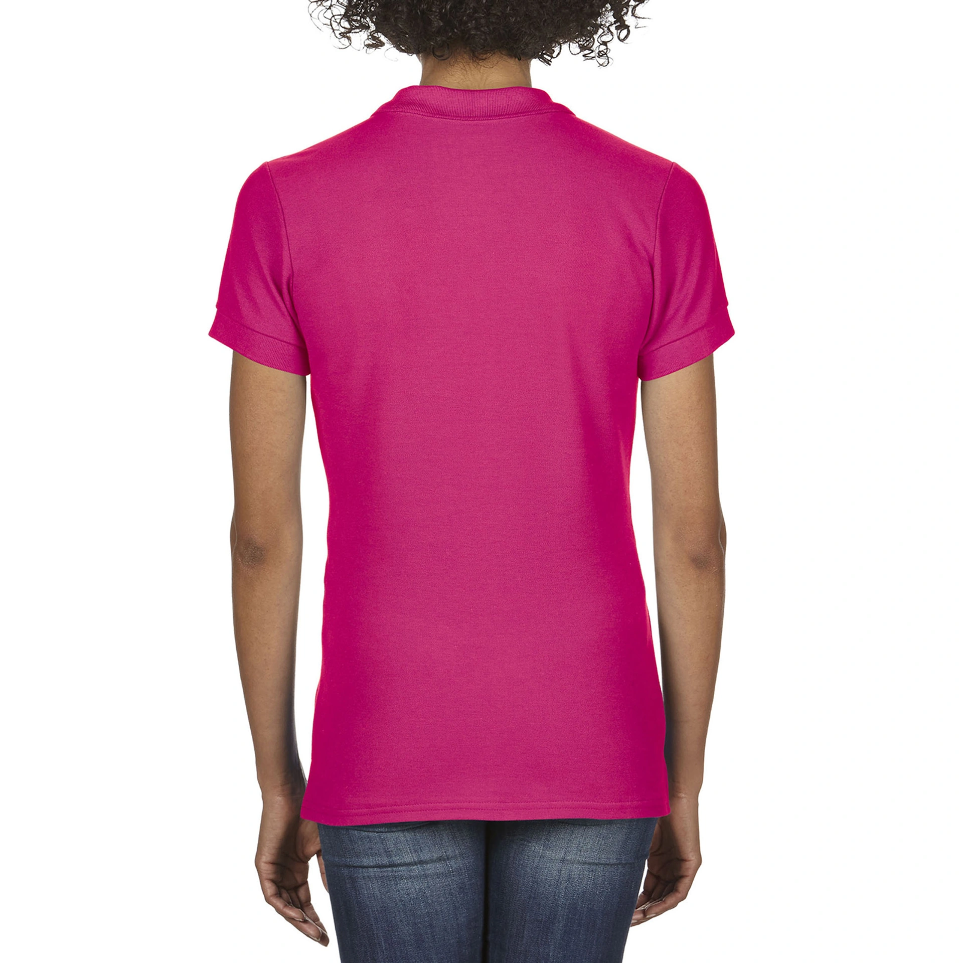 Поло жіноче Premium Cotton 223, TM Gildan - heliconia / 2XL
