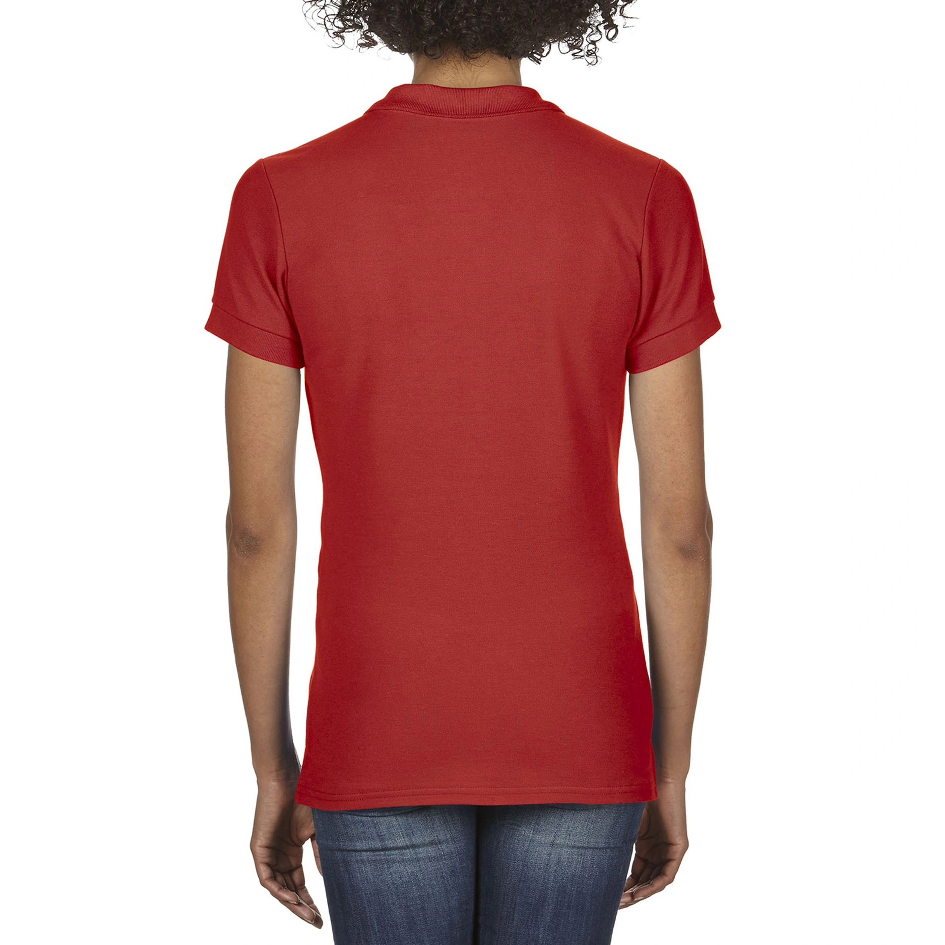 Поло жіноче Premium Cotton 223, TM Gildan - red / 2XL