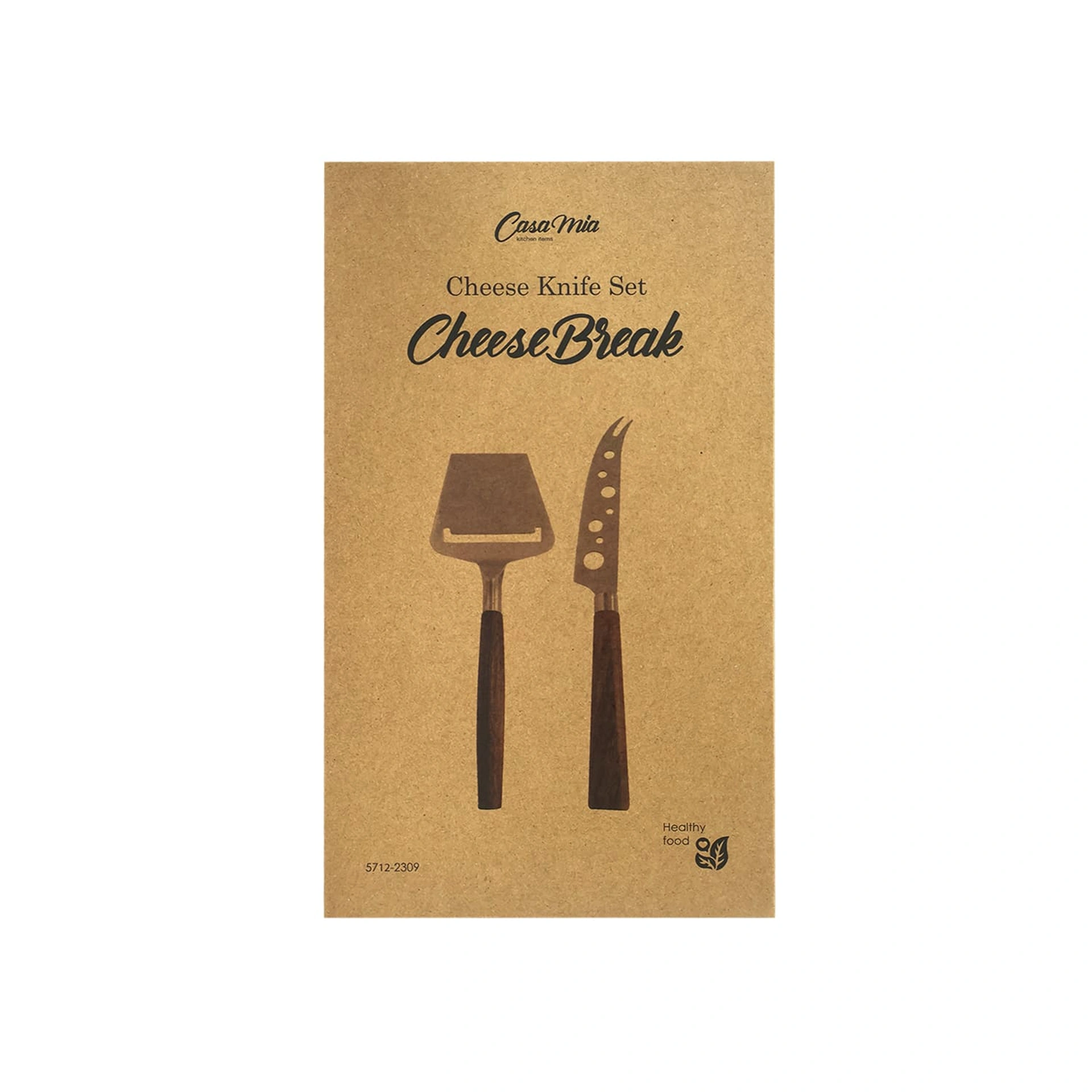 Набір ножів для сиру CheeseBreak, TM Casa Mia - натуральний (wood/silver)