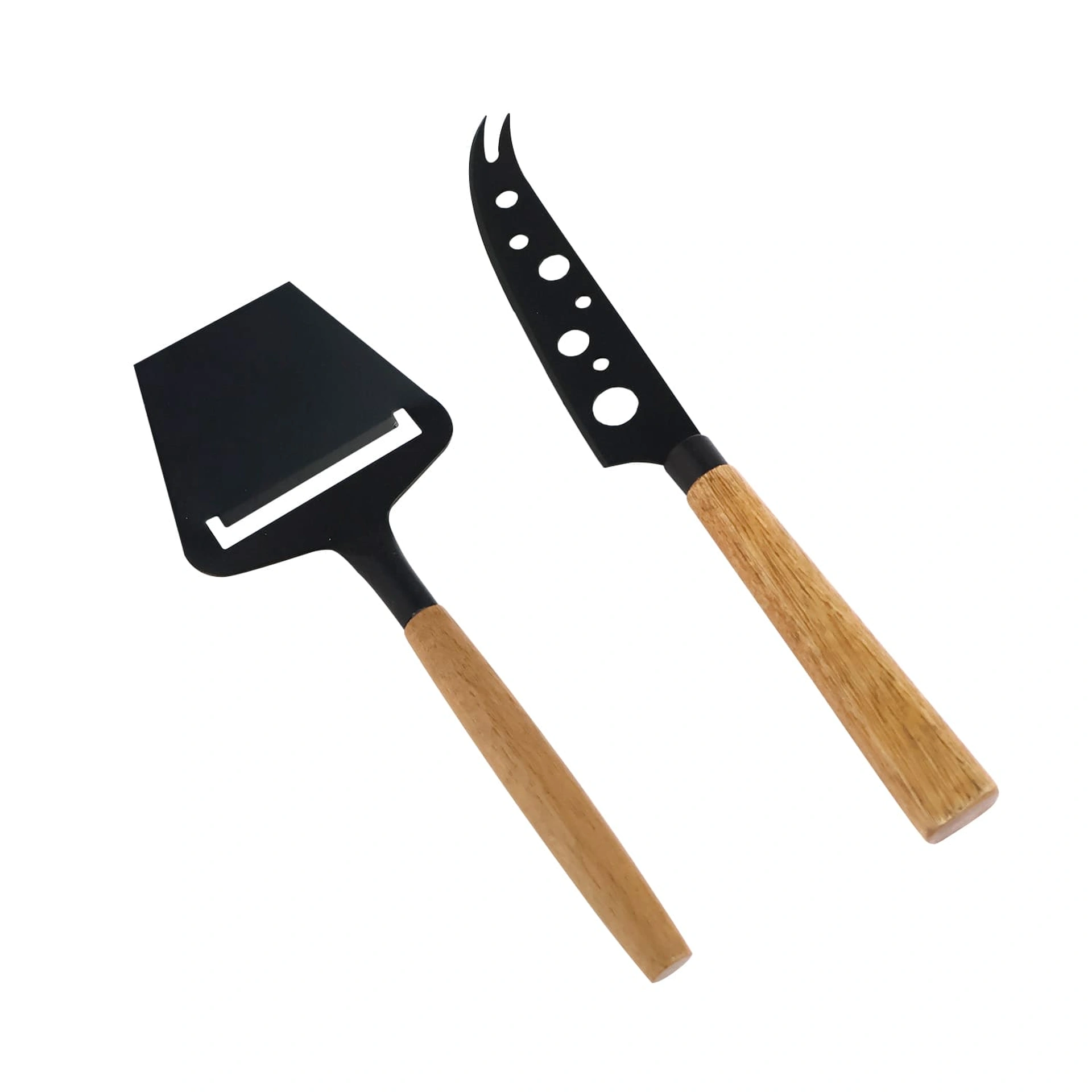 Набір ножів для сиру CheeseBreak, TM Casa Mia - натуральний (wood/black)