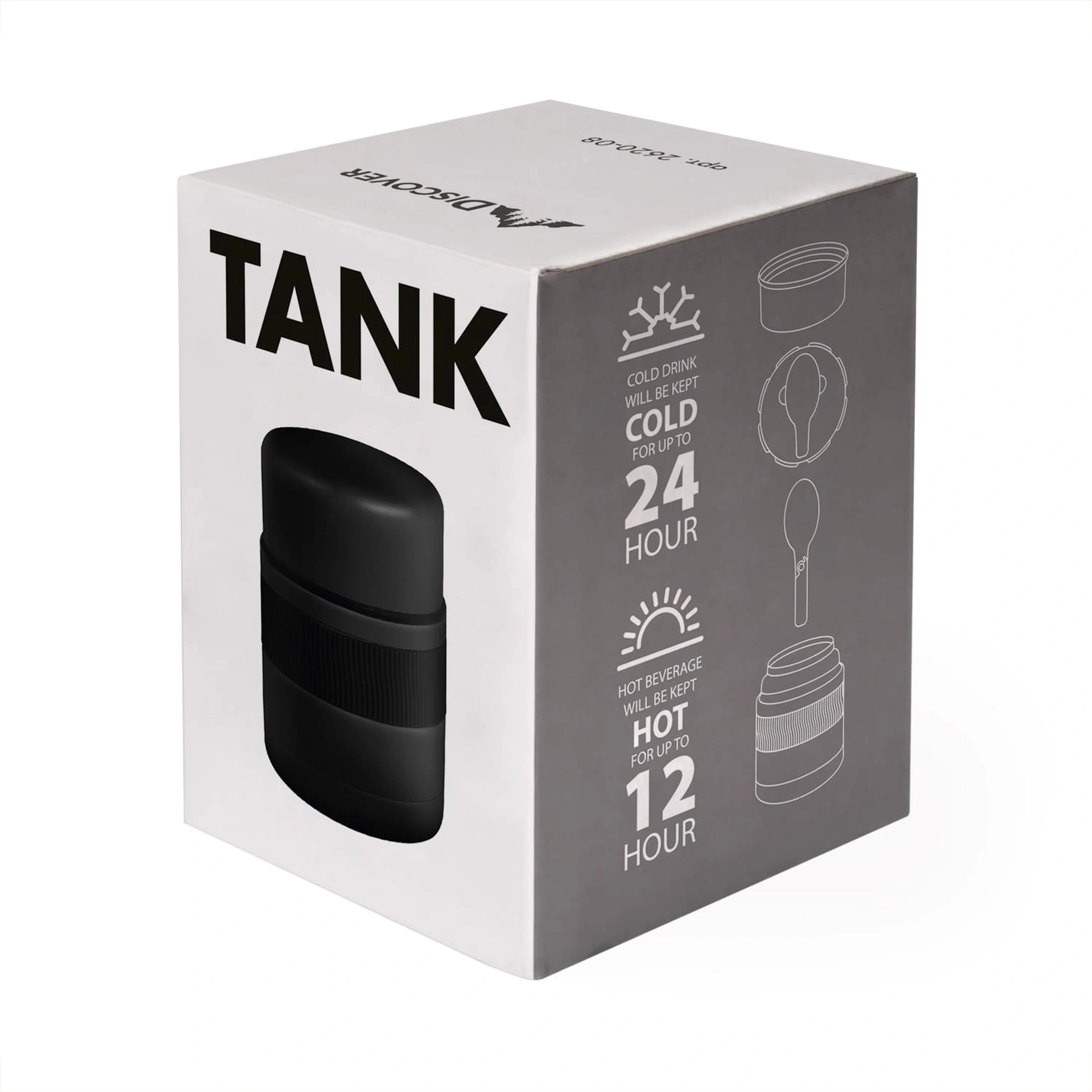 Термос для їжі Tank, TM Discover - чорний