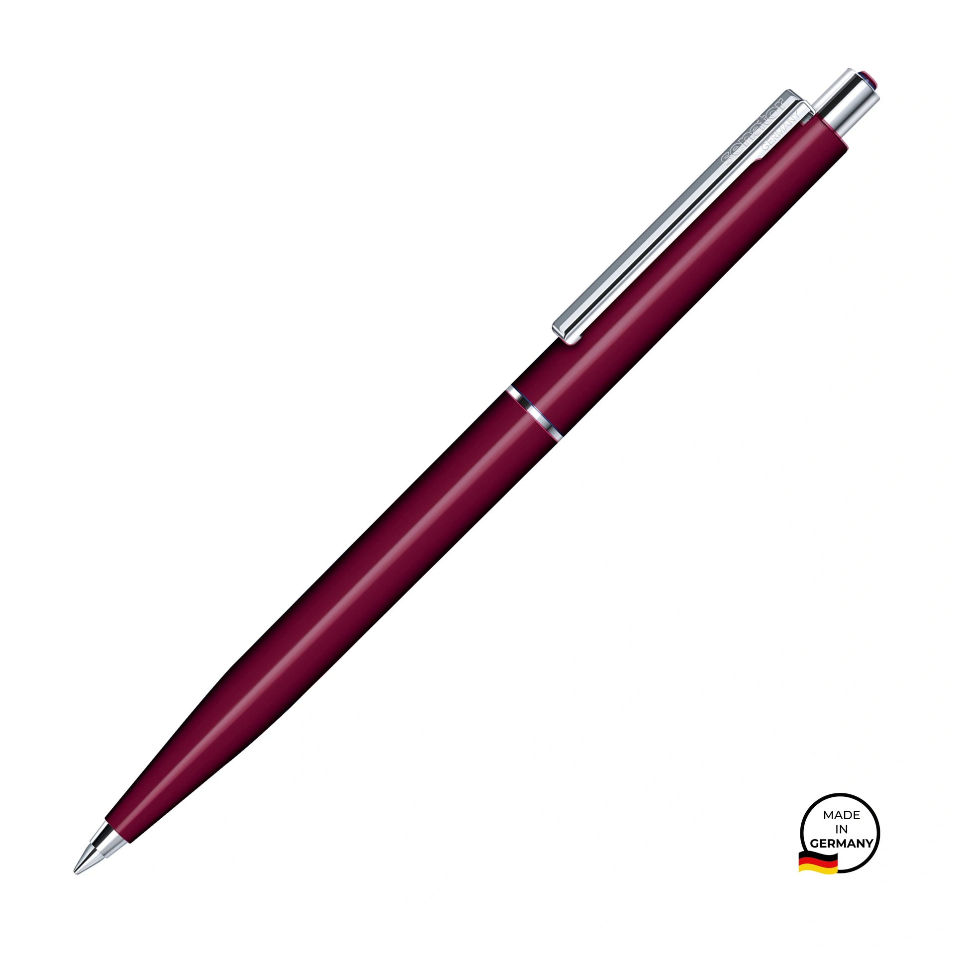 Ручка кулькова, пластикова Point Polished, ТМ Senator - red 202